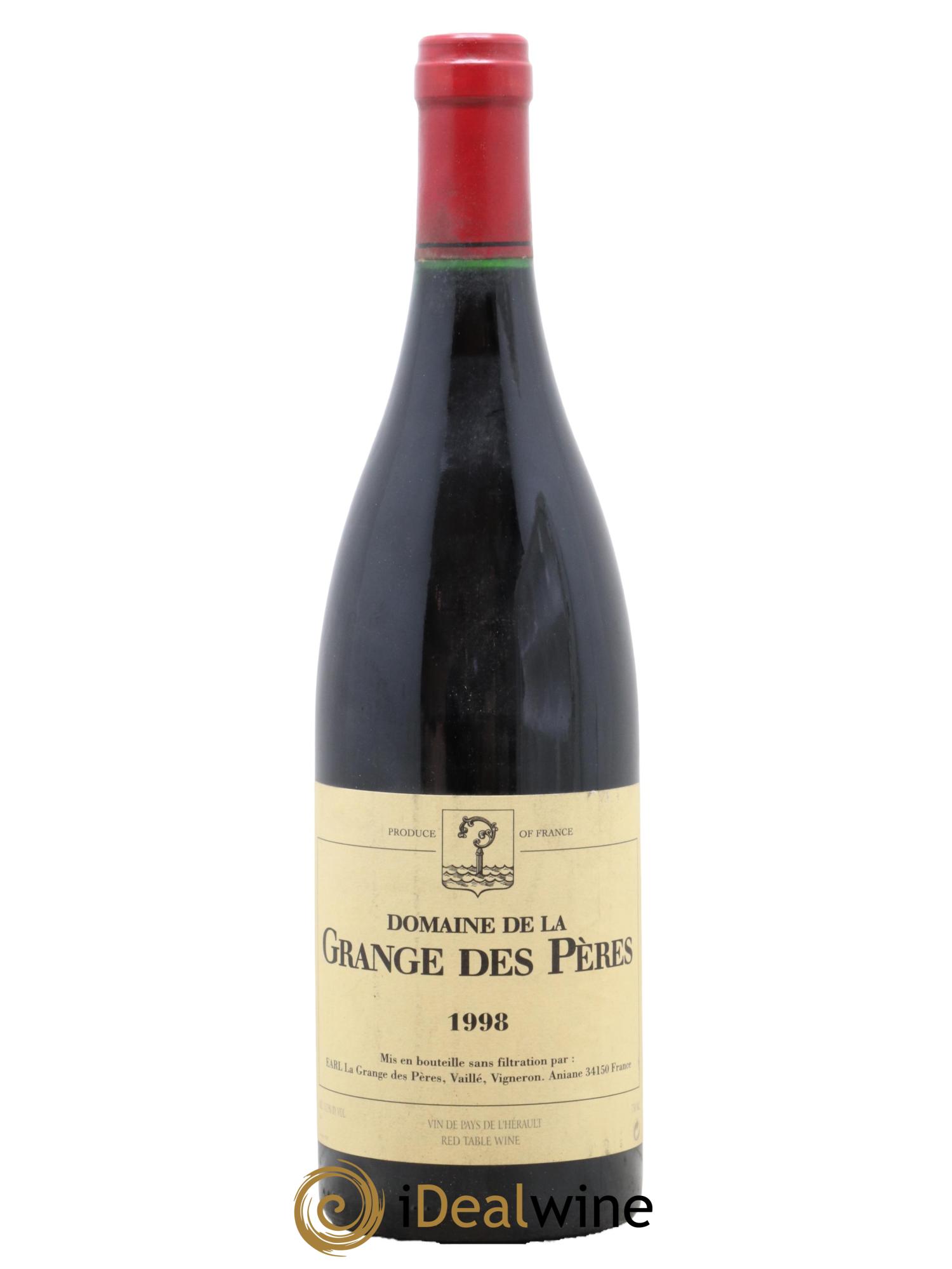 Pays d'Hérault Grange des Pères Laurent Vaillé 1998 - Lot de 1 bouteille - 0