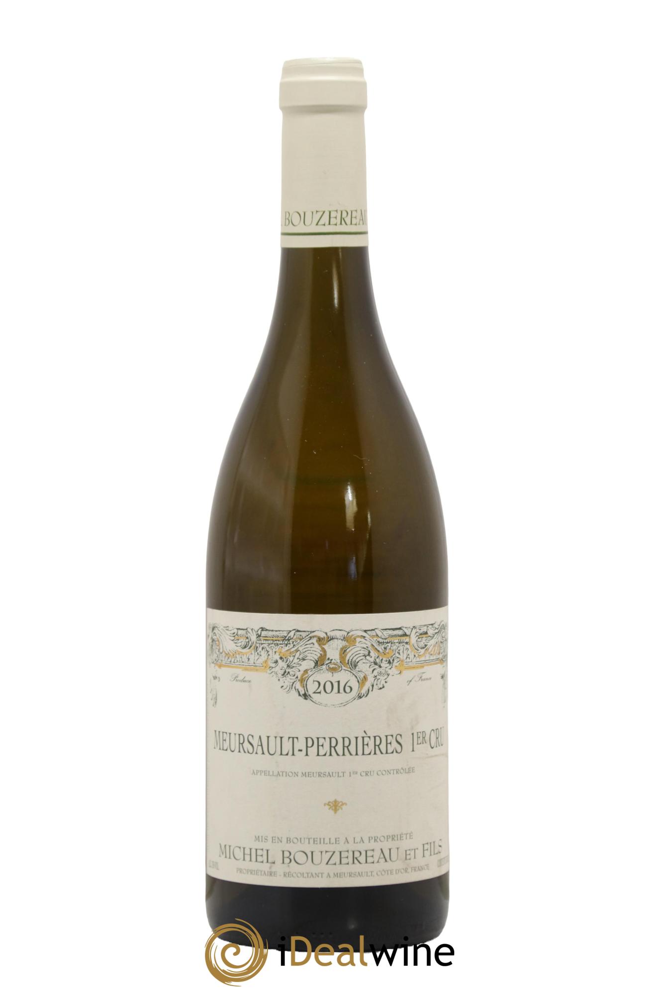 Meursault 1er Cru Perrières Michel Bouzereau et Fils (Domaine) 2016 - Lot de 1 bouteille - 0