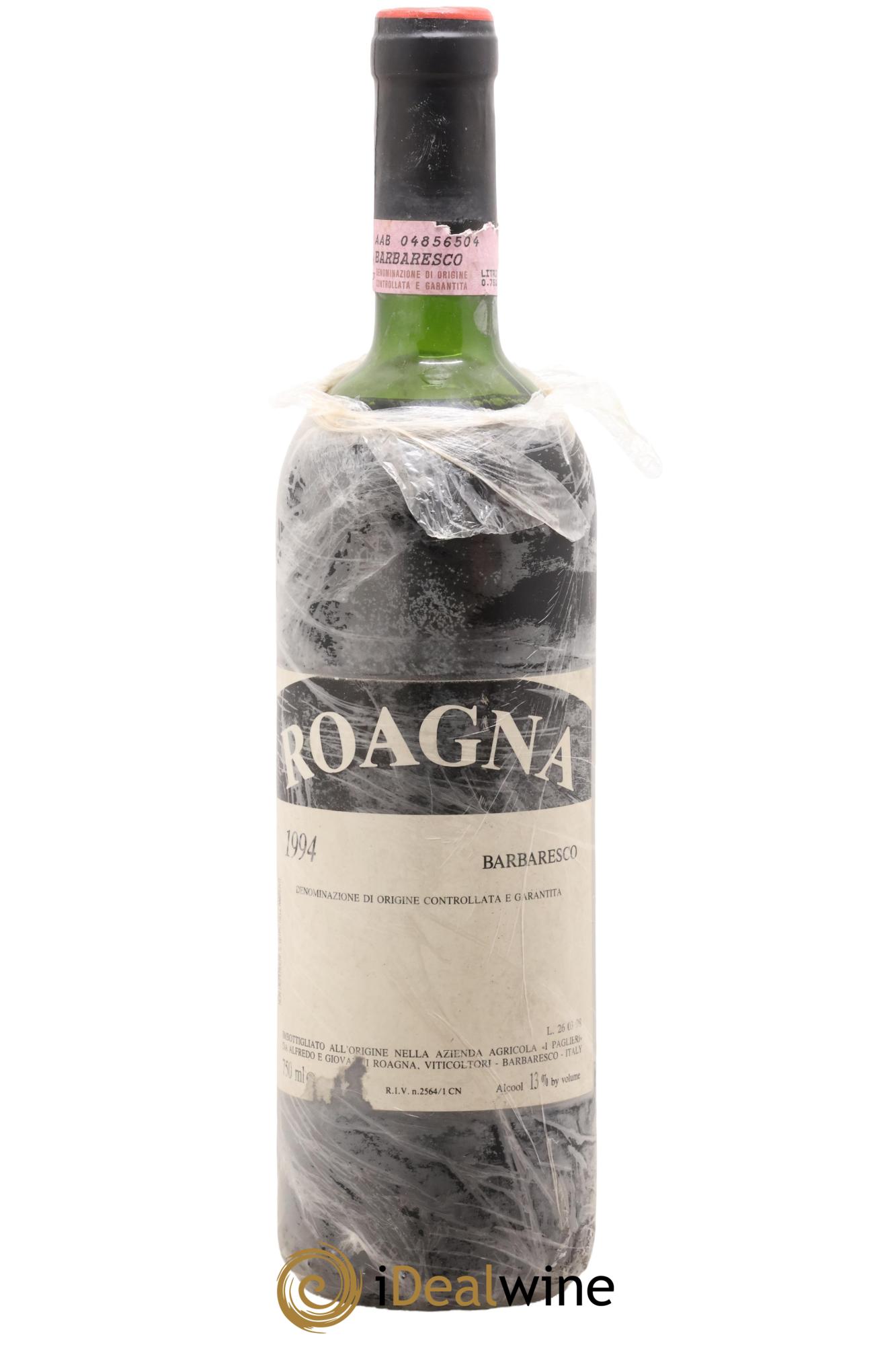 Barbaresco DOCG Roagna 1994 - Lotto di 1 bottiglia - 0