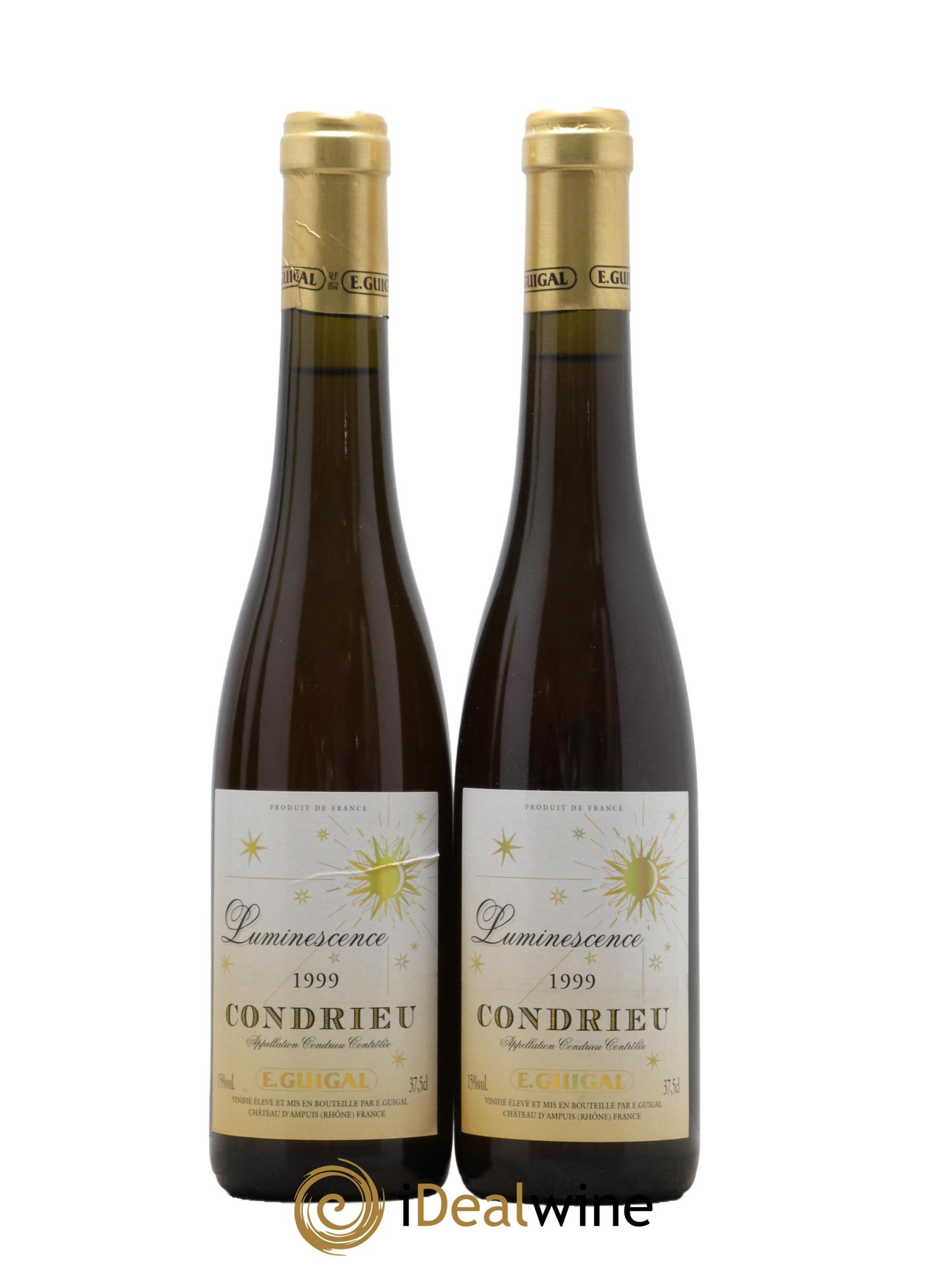 Condrieu Luminescence Guigal 1999 - Posten von 2 Demi-Flaschen - 0