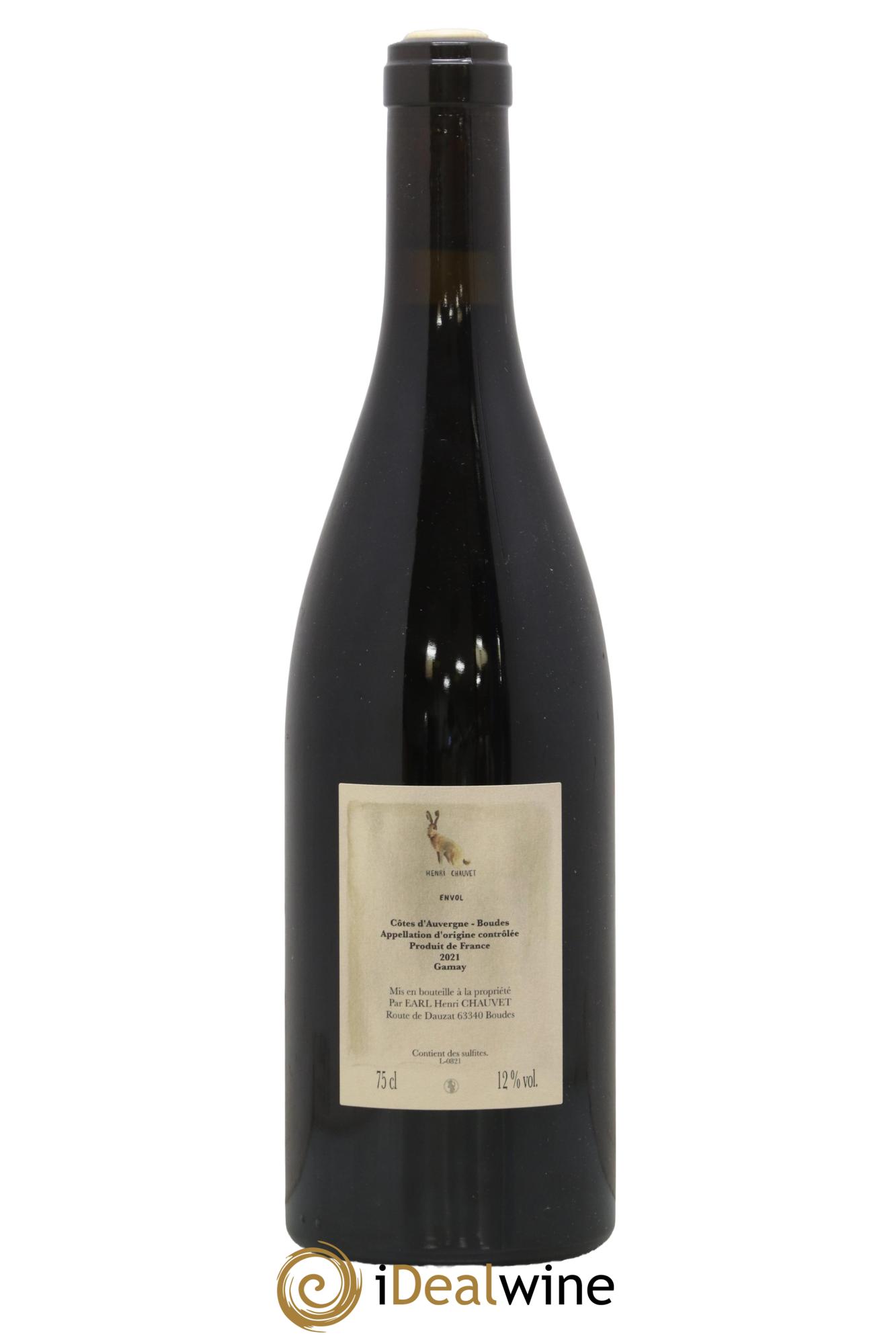 Côtes d'Auvergne Envol Henri Chauvet 2021 - Posten von 1 Flasche - 1