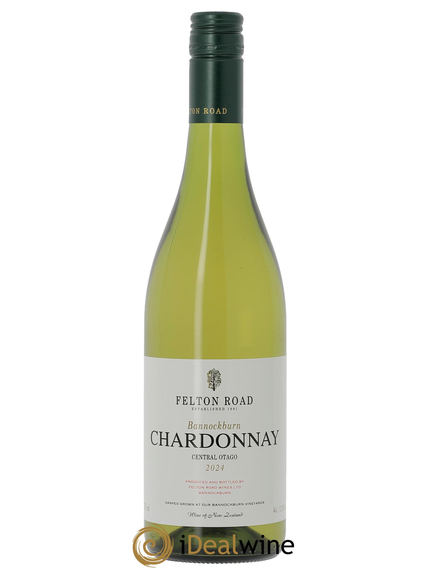 Central Otago Felton Road Bannockburn Chardonnay 2024 - Lotto di 1 bottiglia - 0