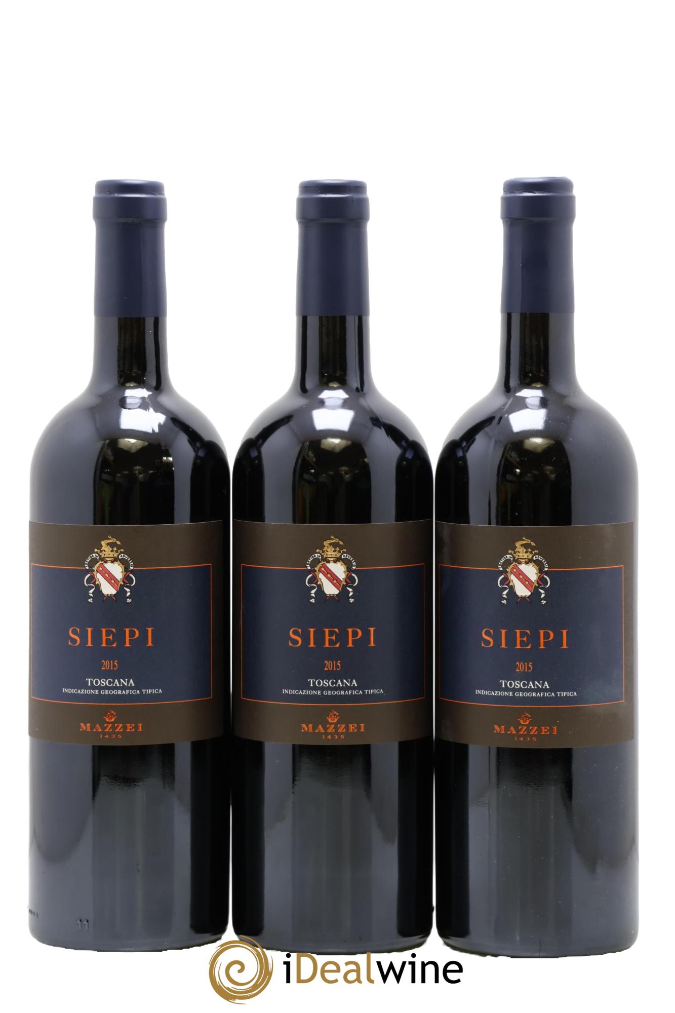Toscana IGT Castello di Fonterutoli Siepi Mazzei 2015 - Lotto di 3 bottiglie - 0