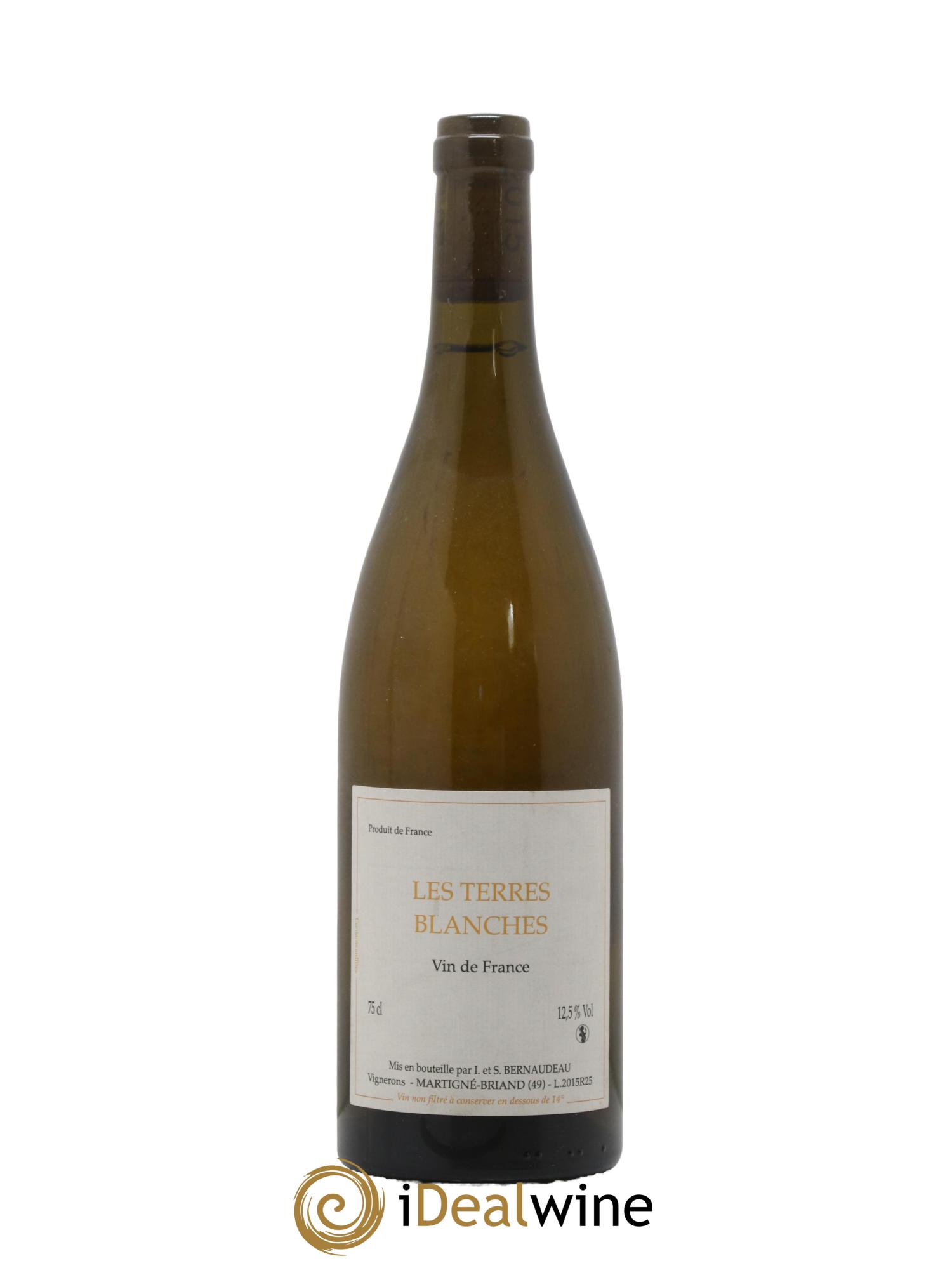 Vin de France Les Terres Blanches Stéphane Bernaudeau 2015 - Lot of 1 bottle - 0