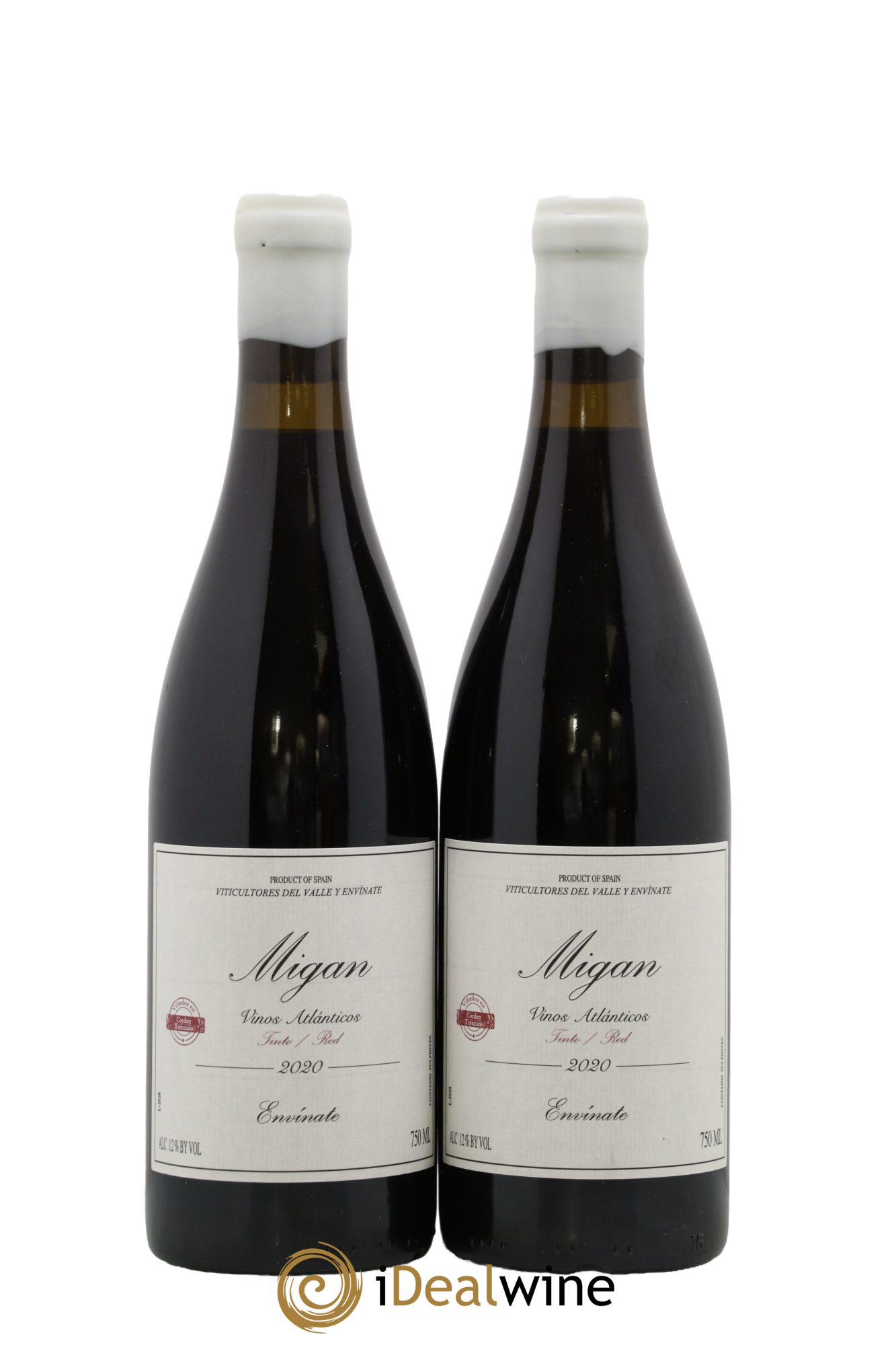Vinos Atlanticos - Islas Canarias Migan Envinate 2020 - Lot de 2 bouteilles - 0