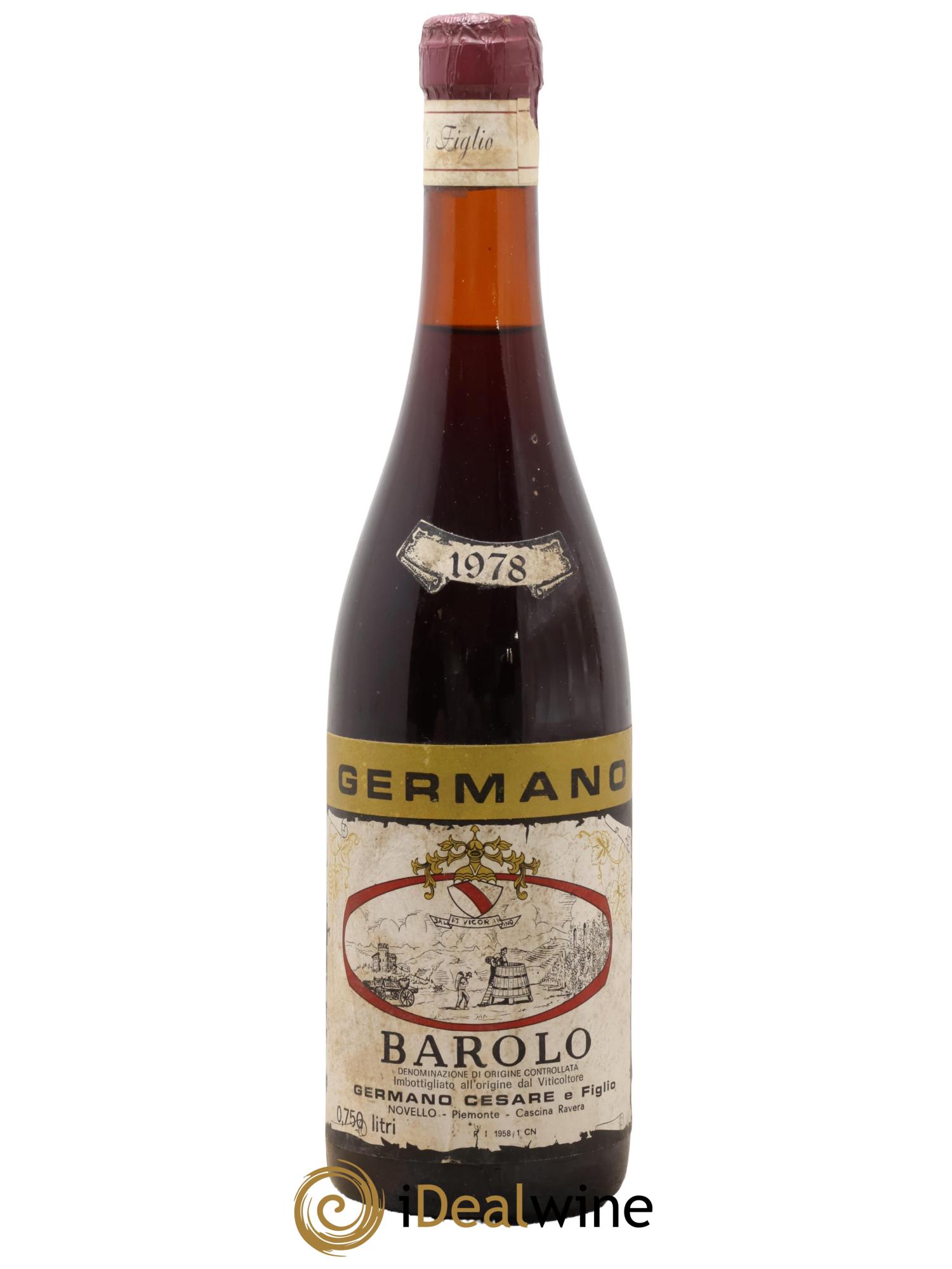 Barolo DOCG Cesare Germano 1978 - Lotto di 1 bottiglia - 0