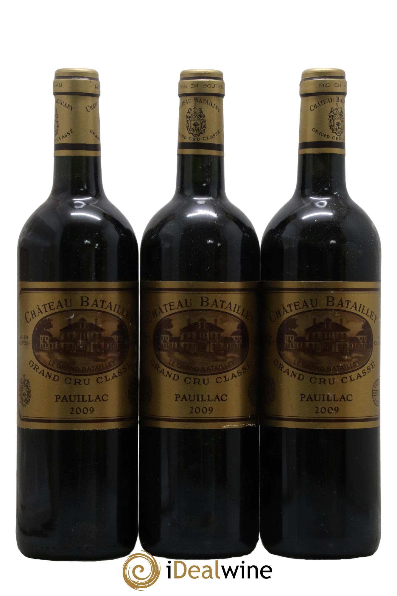 Château Batailley 5ème Grand Cru Classé 2009 - Lot de 3 bouteilles - 0