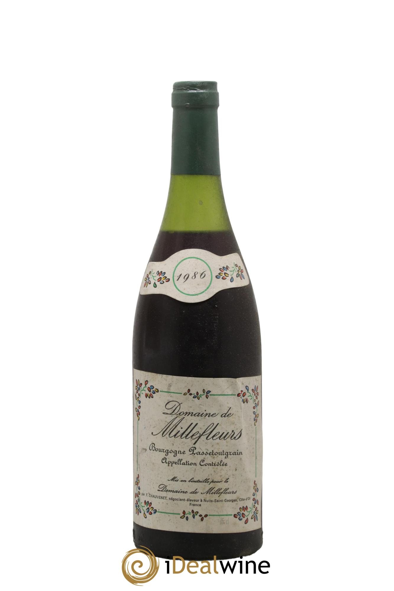 Bourgogne Passatoutgrain Millefleurs 1986 - Lot de 1 bouteille - 0