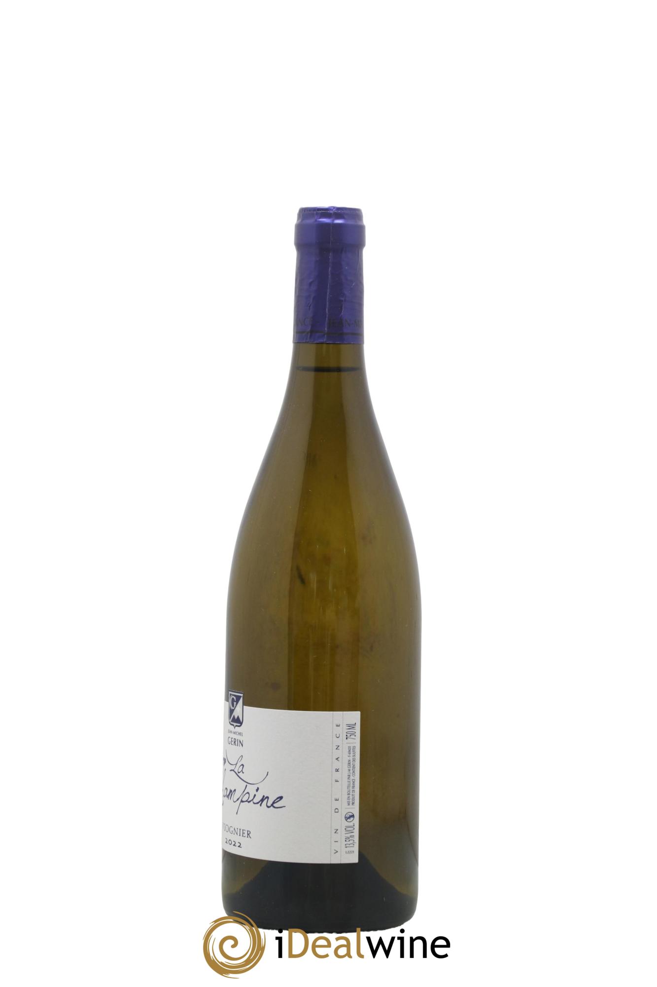 Vin de France La Champine Viognier Jean Michel Gerin 2022 - Lot de 1 bouteille - 1