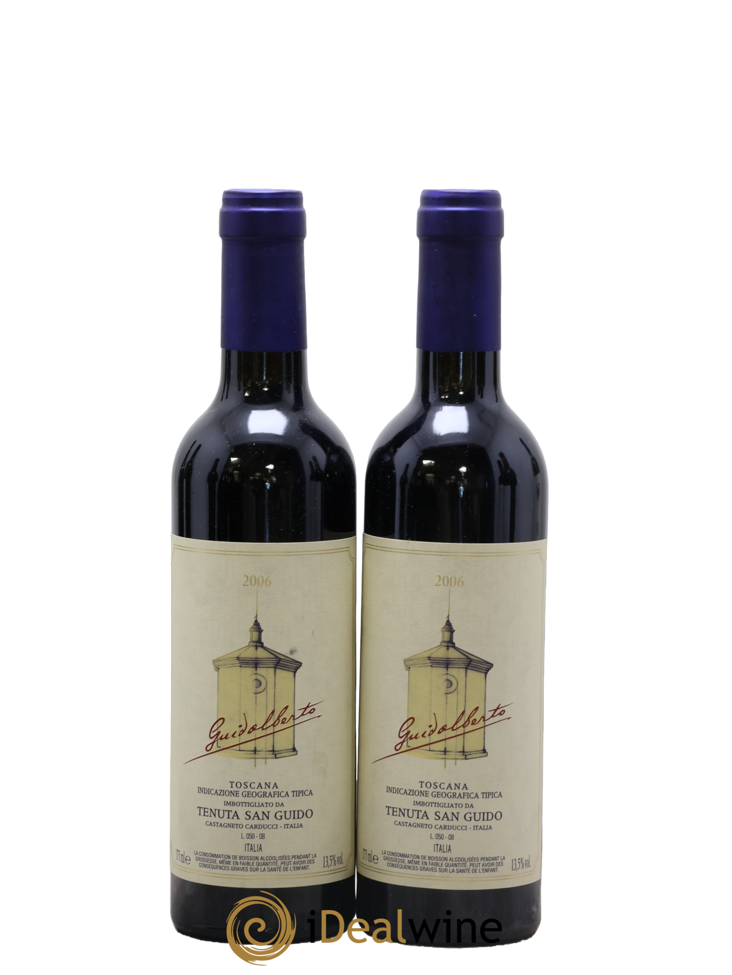 Toscana IGT Guidalberto Tenuta San Guido 2006 - Lot de 2 demi bouteilles - 0