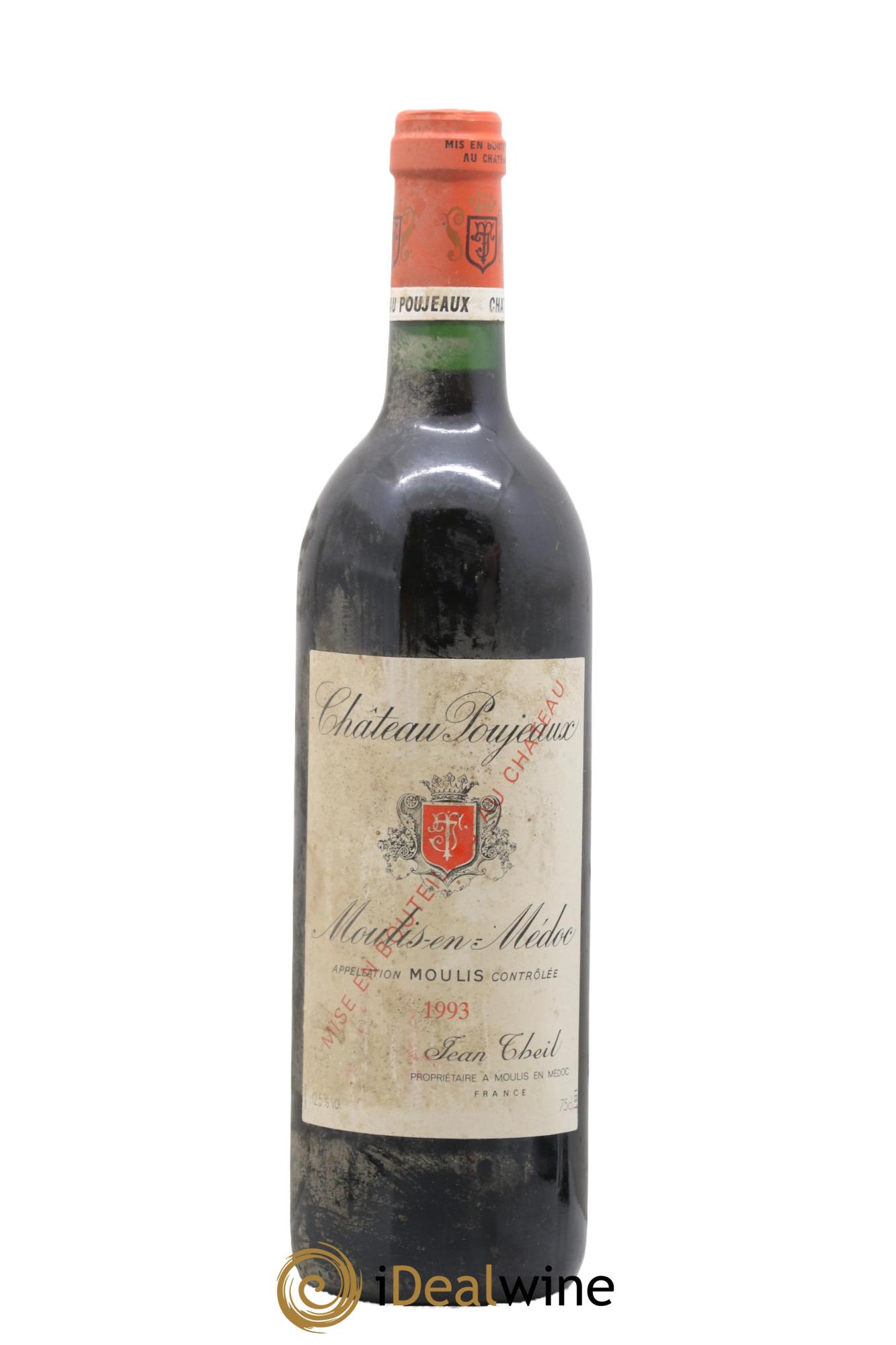 Château Poujeaux 1993 - Posten von 1 Flasche - 0