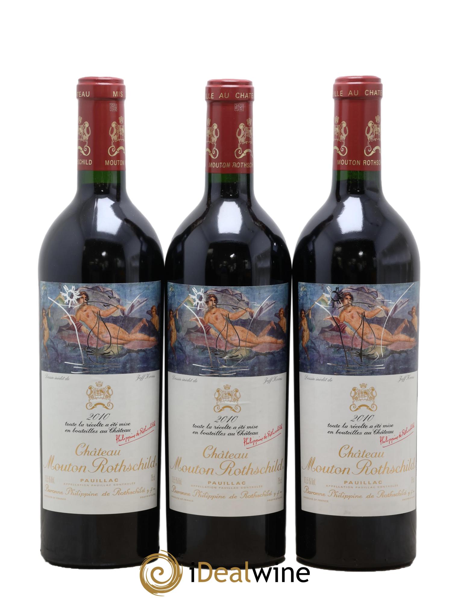 Château Mouton Rothschild 1er Grand Cru Classé 2010 - Lot of 12 bottles - 1