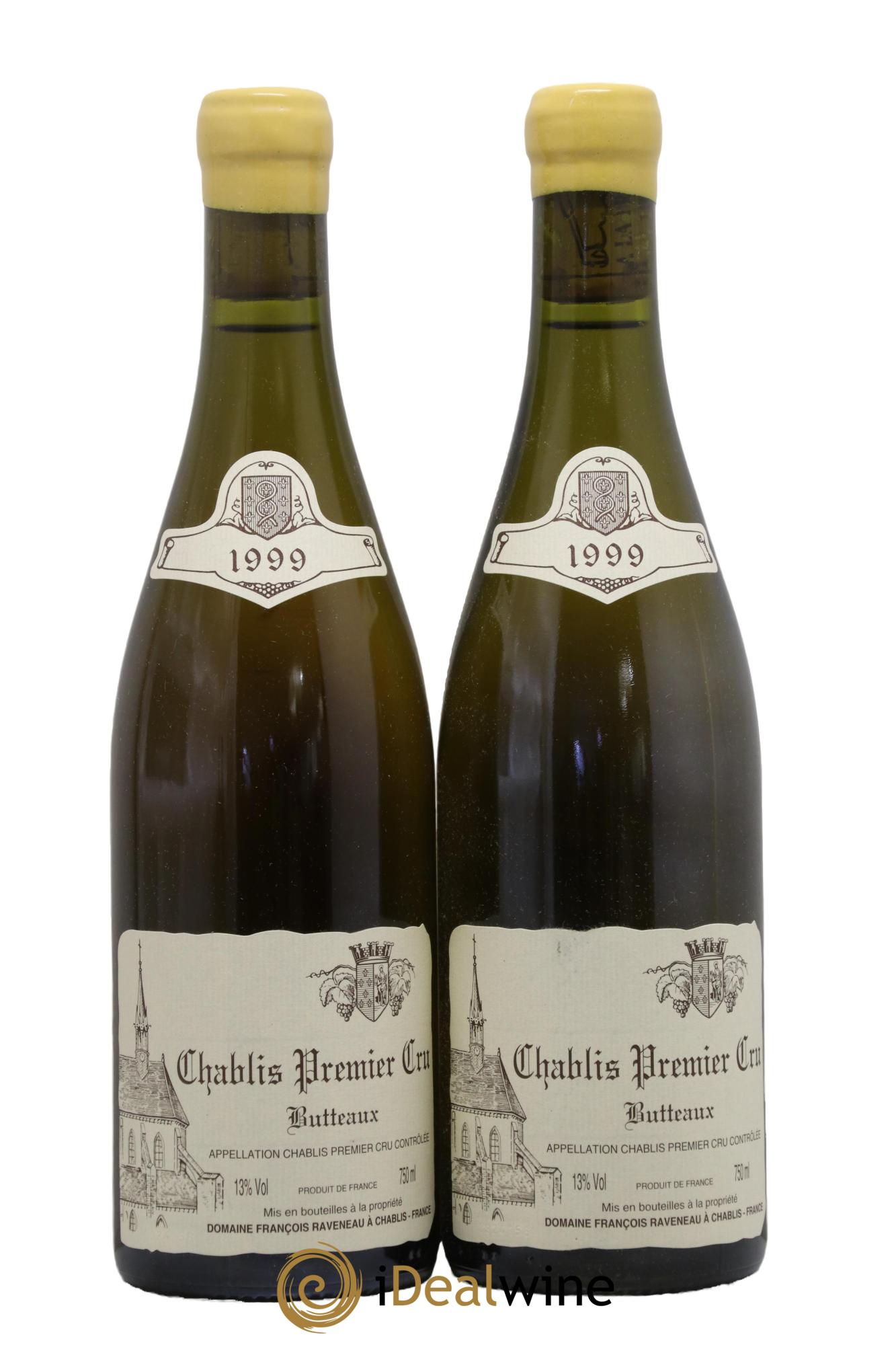 Chablis 1er Cru Butteaux Raveneau (Domaine) 1999 - Posten von 2 Flaschen - 0