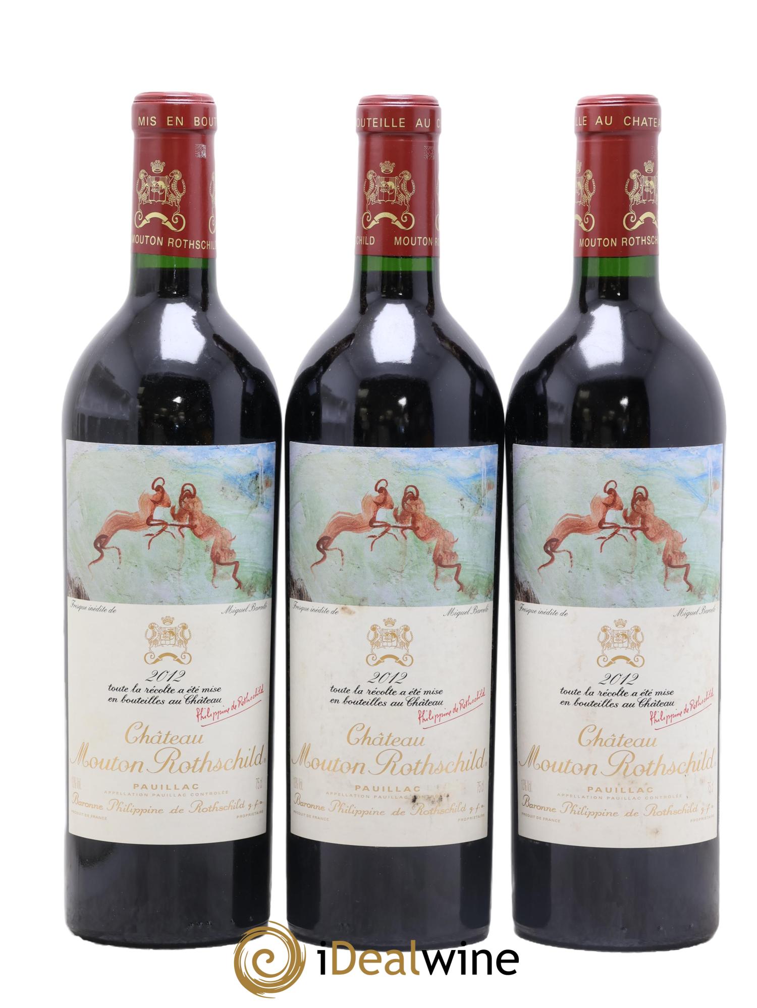 Château Mouton Rothschild 1er Grand Cru Classé 2012 - Posten von 6 Flaschen - 3