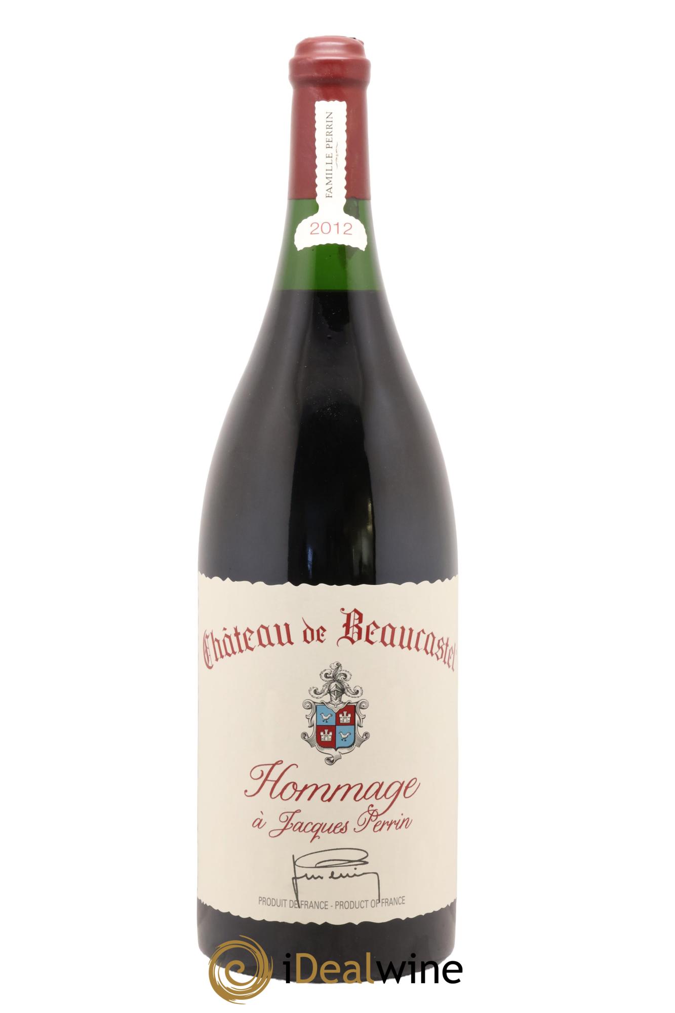 Châteauneuf-du-Pape Château de Beaucastel Hommage à Jacques Perrin Famille Perrin 2012 - Lotto di 1 jéroboam - 0