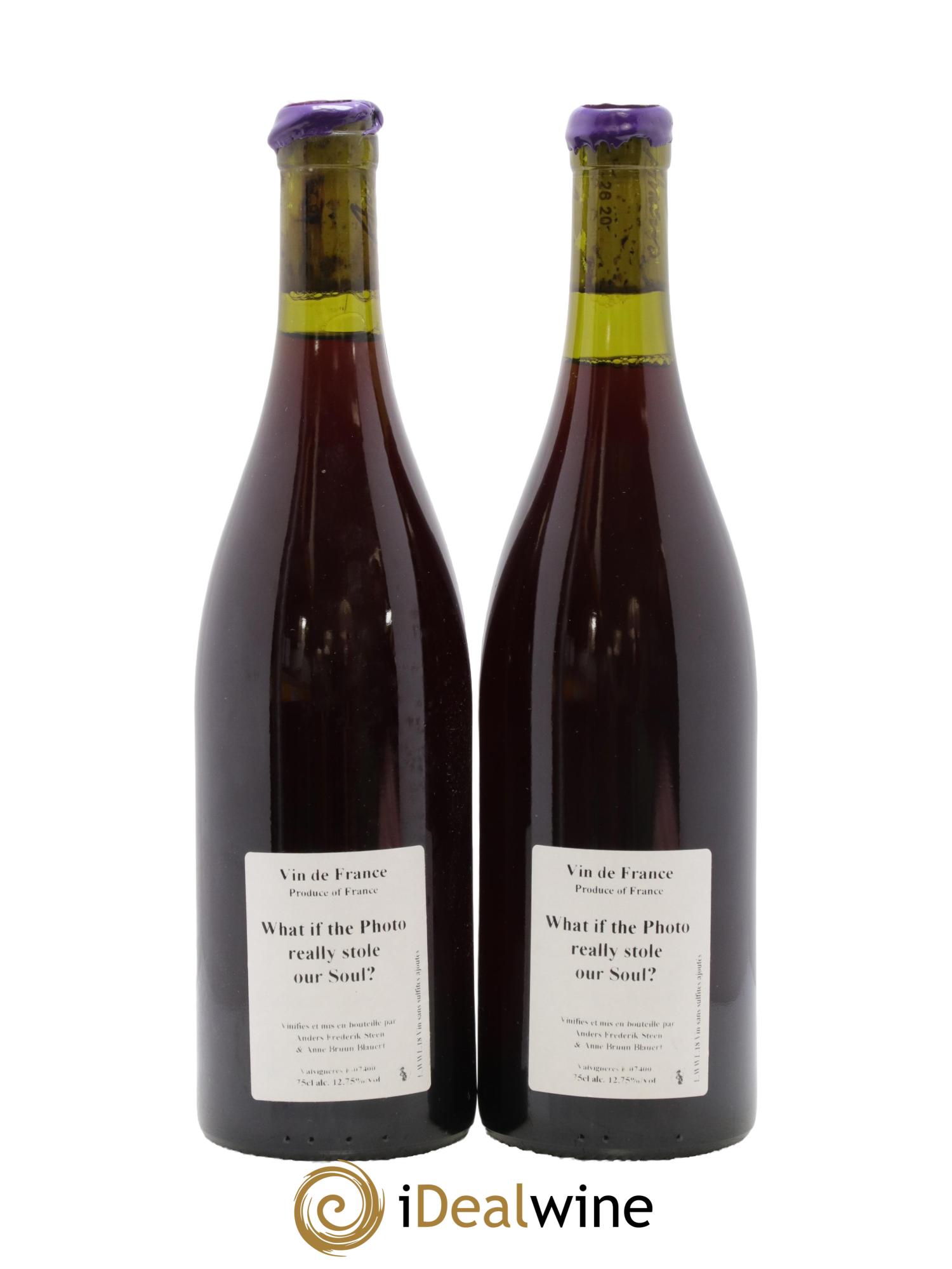 Vin de France What if The Photo Really Stole Our Soul Anders Frederik Steen 2018 - Lotto di 2 bottiglie - 0