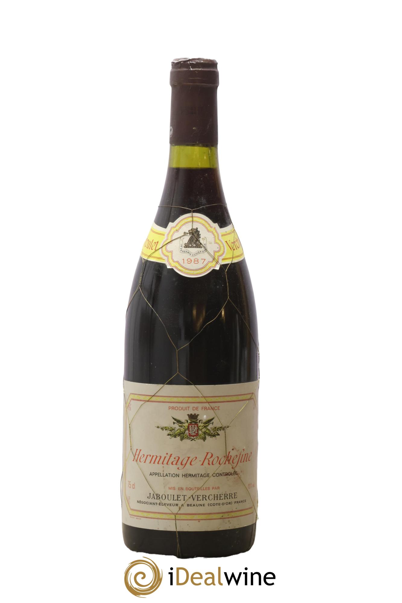 Hermitage Rochefine Jaboulet Vercherre 1987 - Lotto di 1 bottiglia - 0