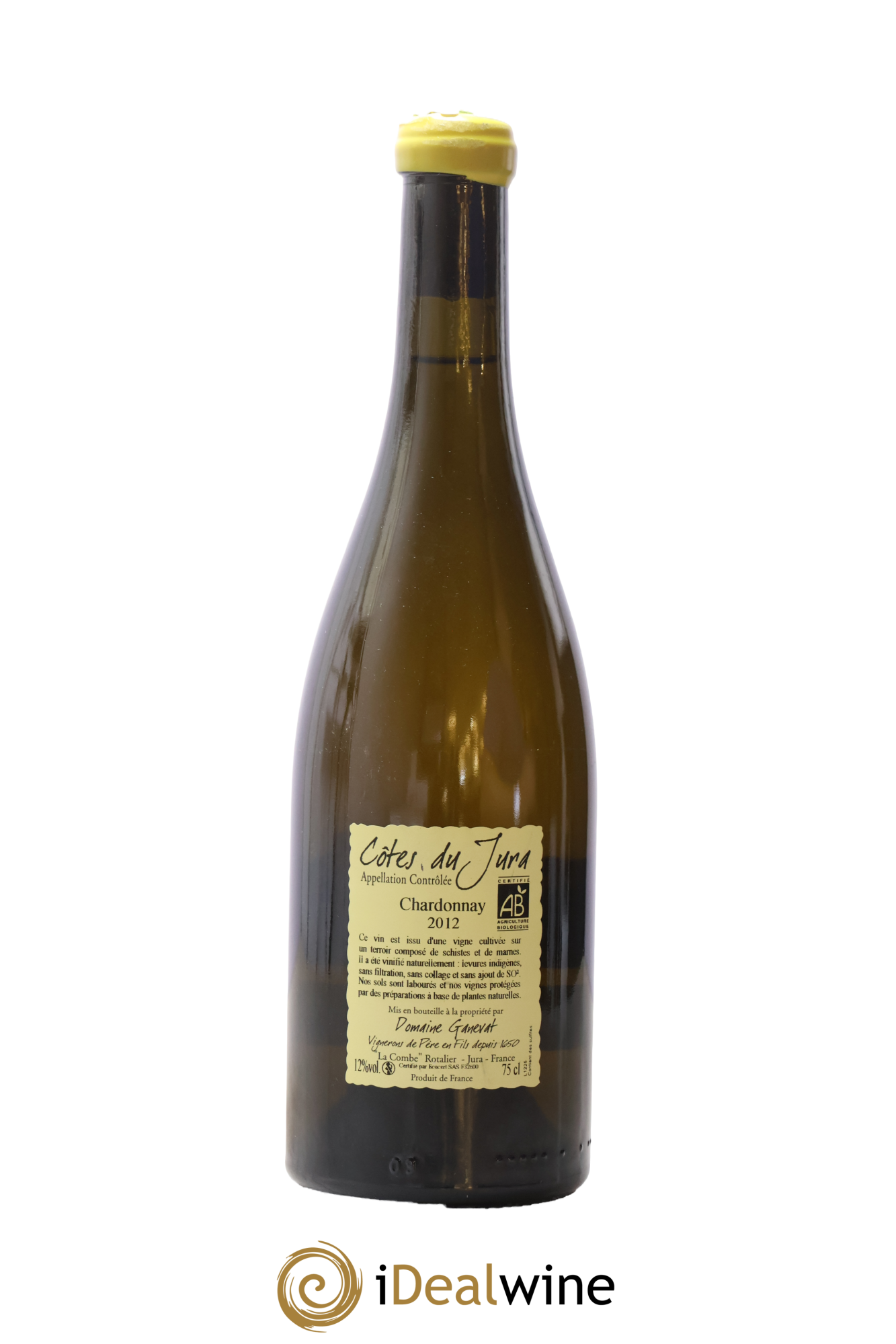 Côtes du Jura Grusse en Billat Jean-François Ganevat (Domaine) 2012 - Posten von 1 Flasche - 1