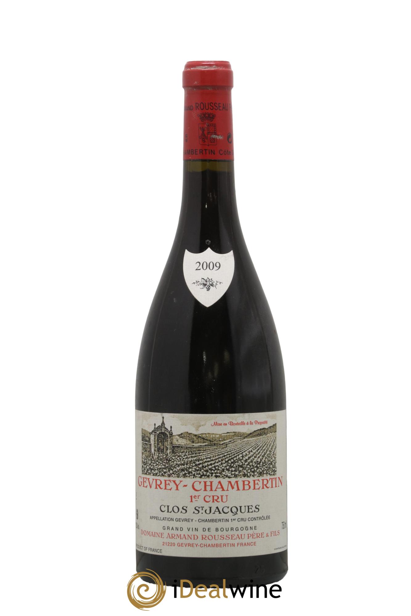 Gevrey-Chambertin 1er Cru Clos Saint-Jacques Armand Rousseau (Domaine) 2009 - Lot de 1 bouteille - 0