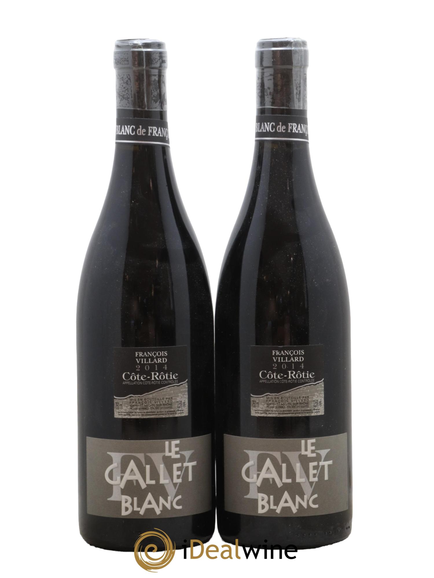 Côte-Rôtie Le Gallet Blanc François Villard 2014 - Lot de 2 bouteilles - 0