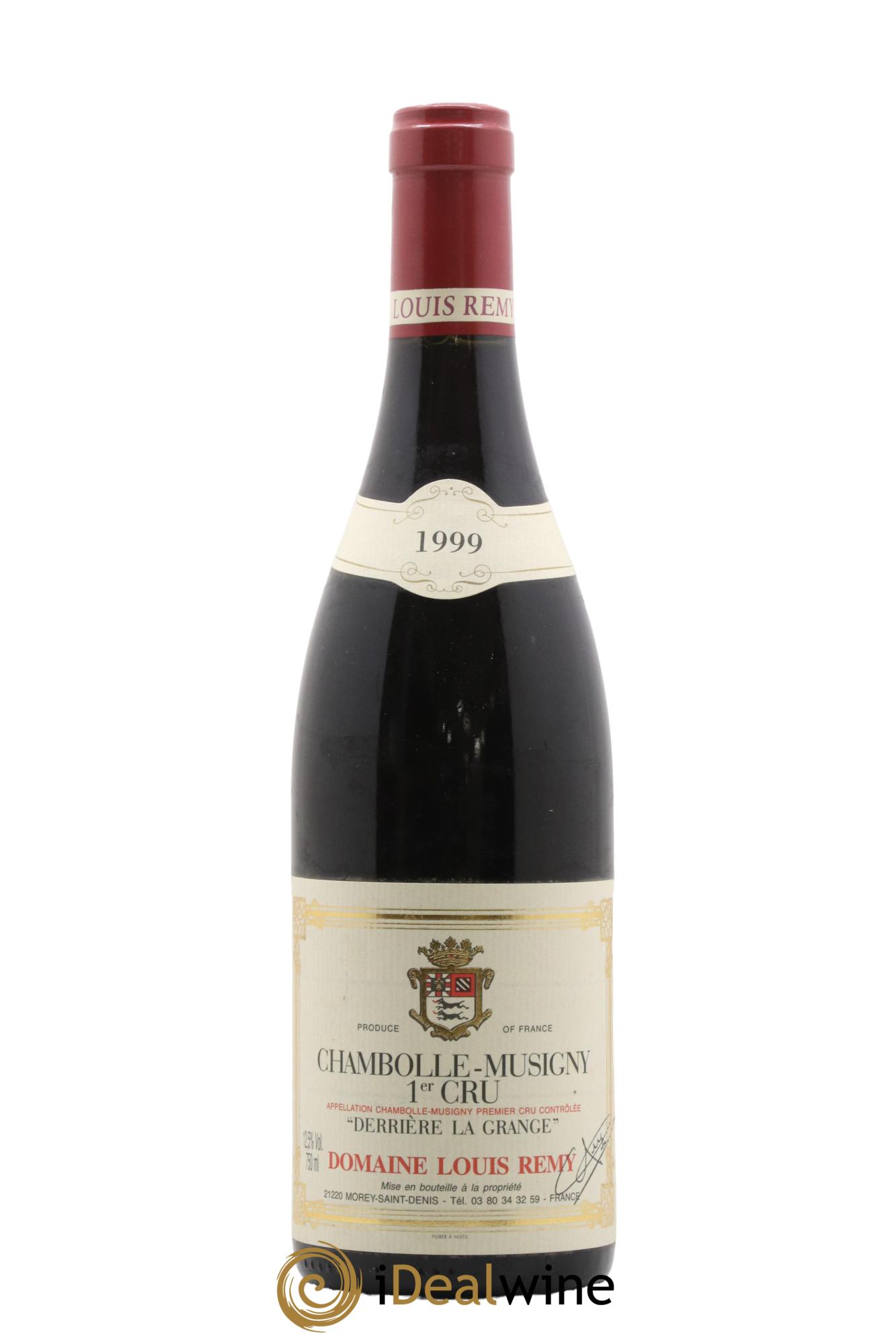 Chambolle-Musigny 1er Cru Derrière La Grange Louis Remy 1999 - Lot de 1 bouteille - 0