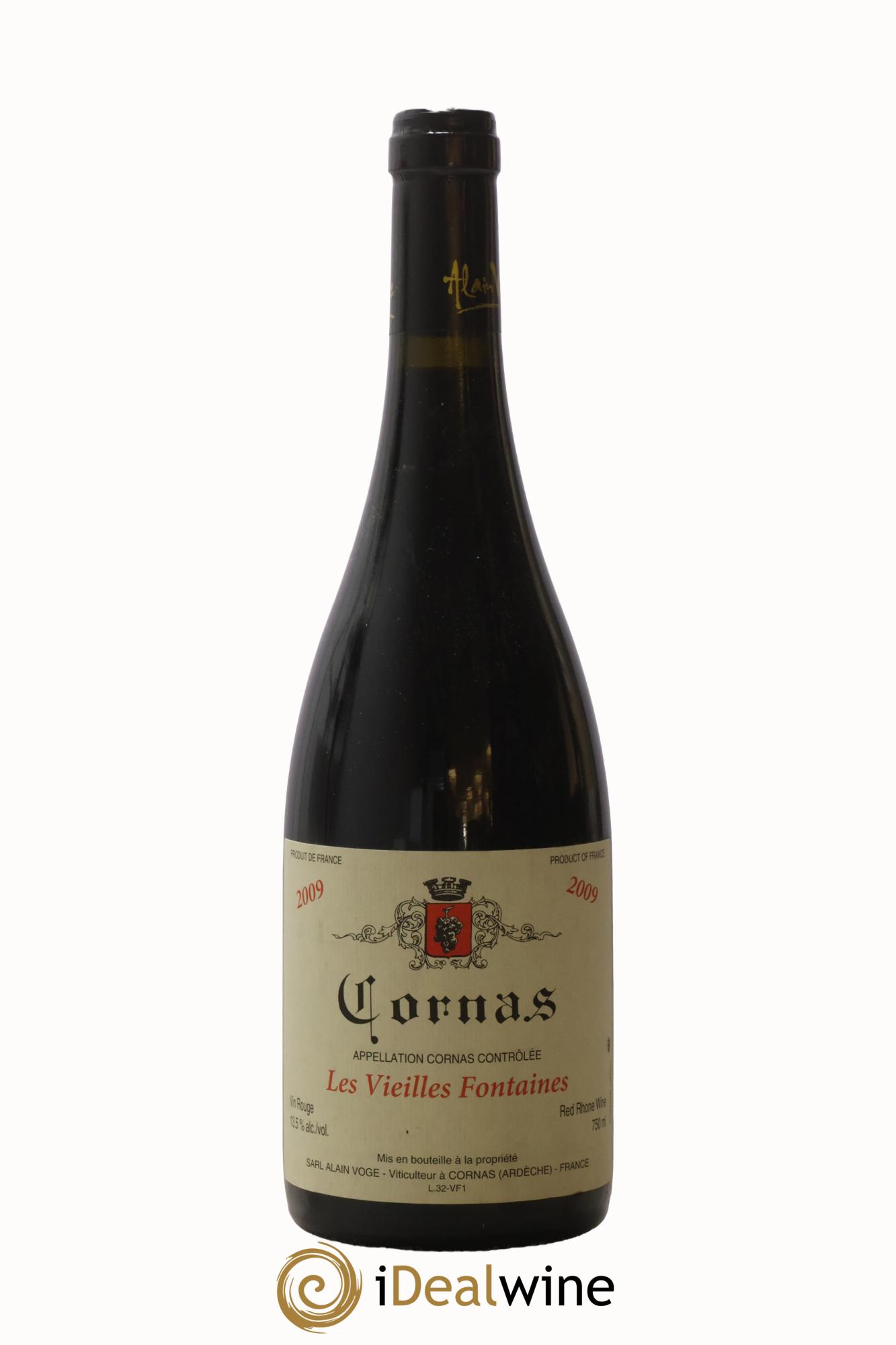 Cornas Les Vieilles Fontaines Alain Voge (Domaine) 2009 - Lot de 1 bouteille - 0