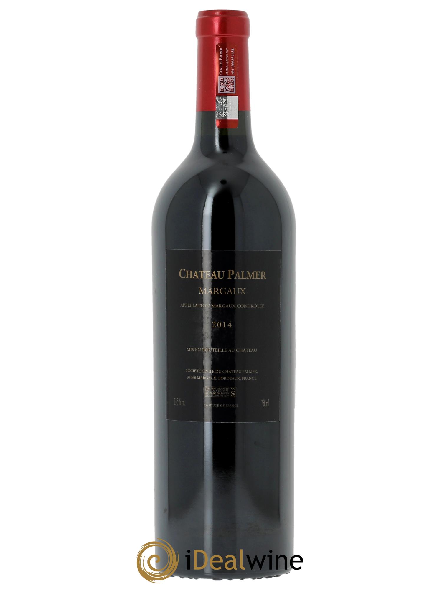 Château Palmer 3ème Grand Cru Classé 2014 - Lot de 1 bouteille - 1
