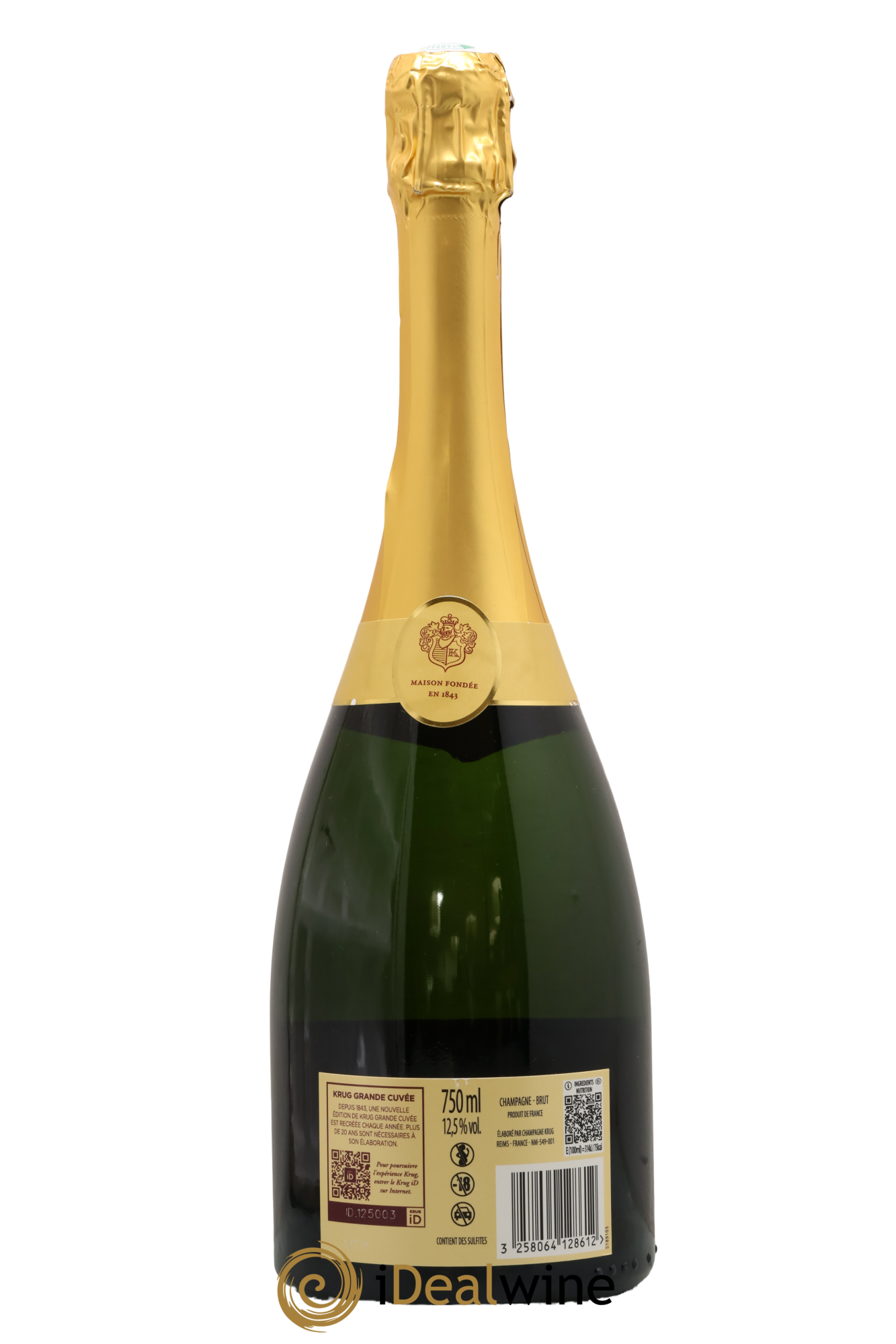 Grande Cuvée Brut - 173ème édition Krug - Posten von 1 Flasche - 1