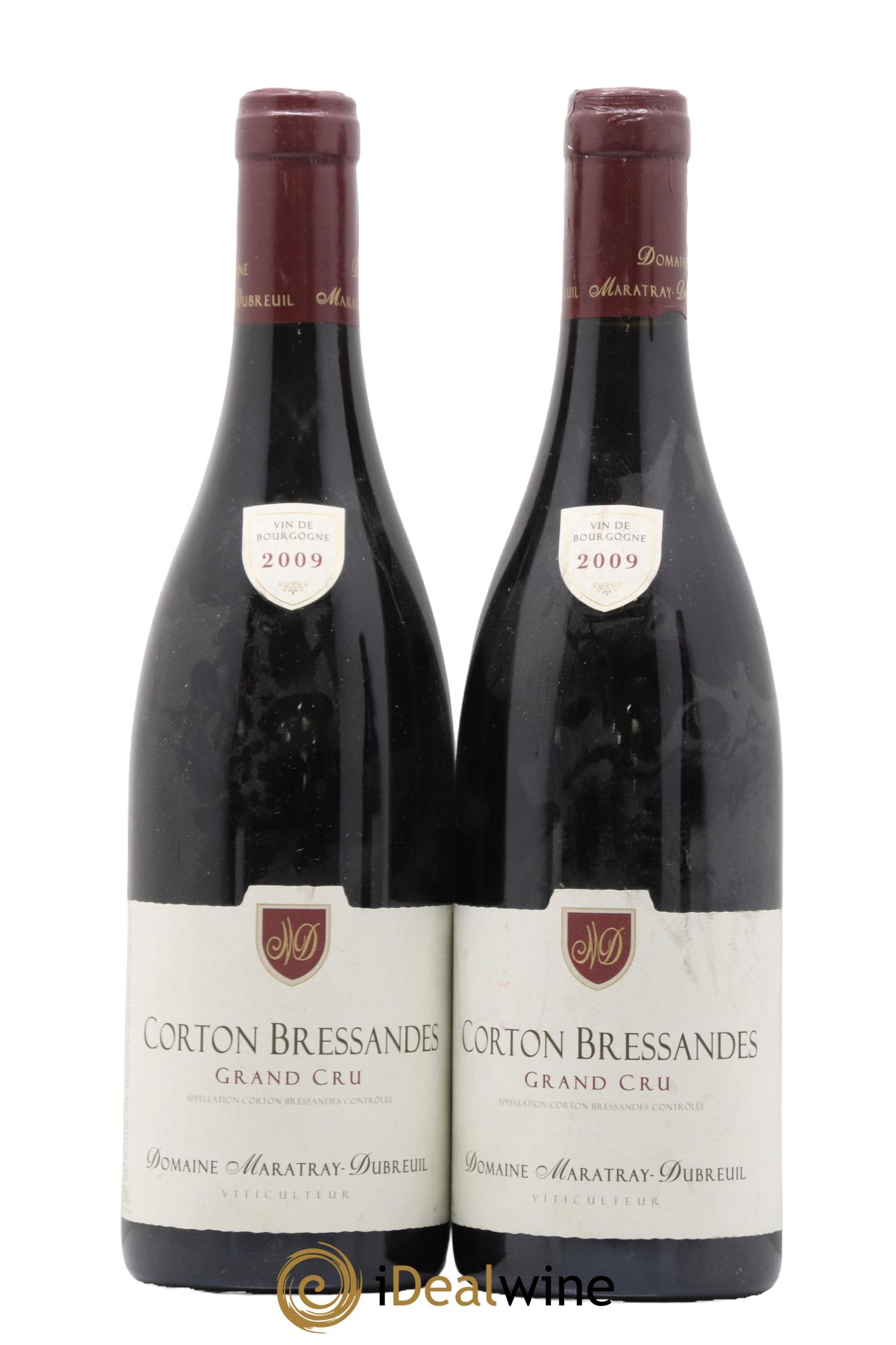 Corton Grand Cru Bressandes Domaine Martray Dubreuil 2009 - Lot de 2 bouteilles - 0