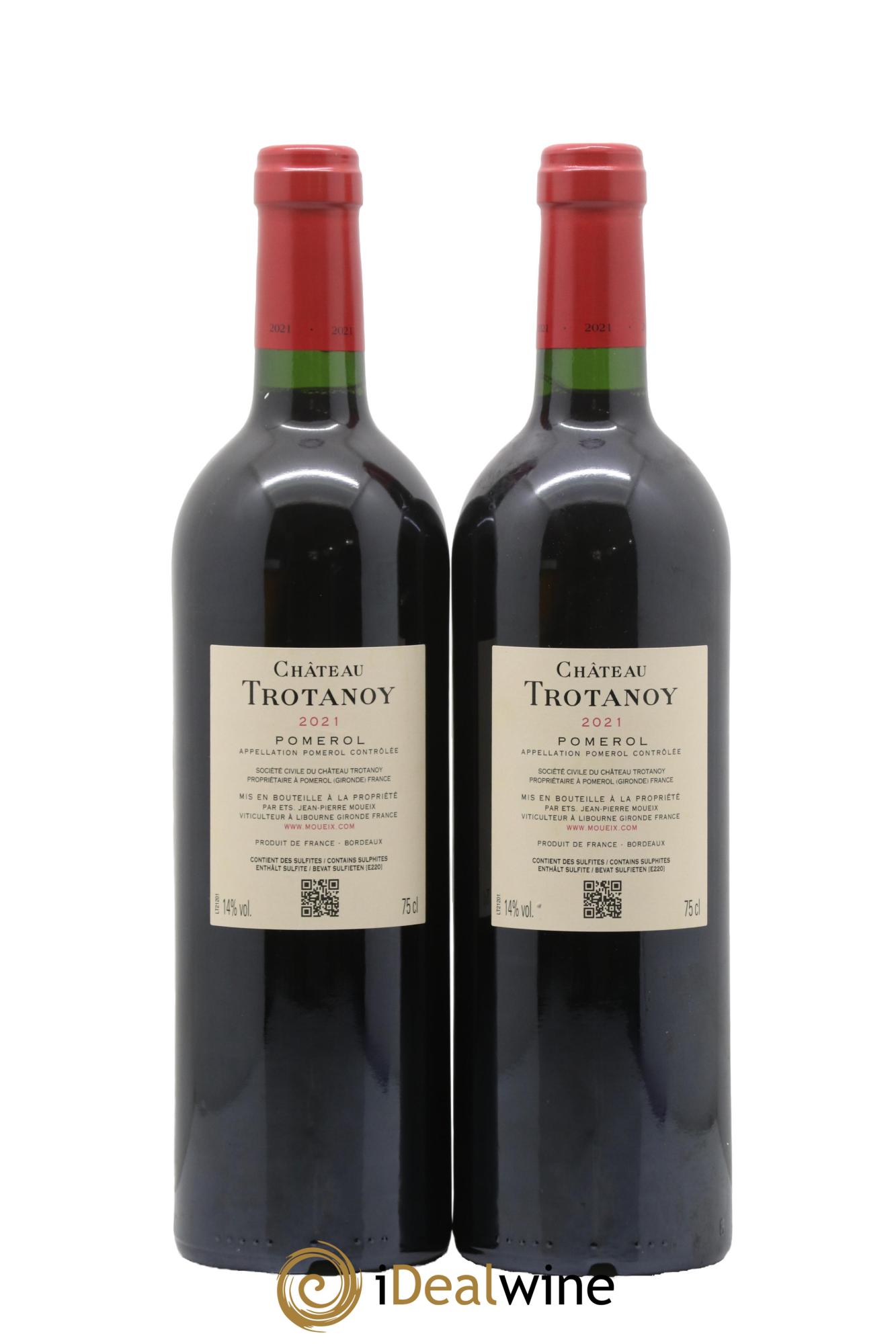 Château Trotanoy 2021 - Lot of 2 bottles - 1