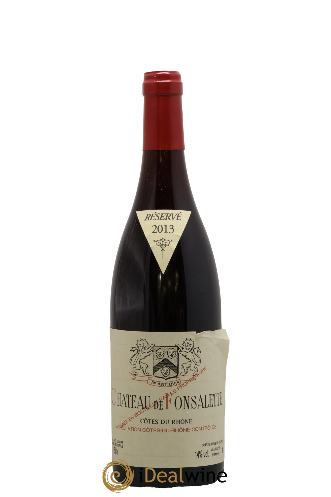 Côtes-du-Rhône Château de Fonsalette Emmanuel Reynaud 2013 - Lotto di 1 bottiglia - 0