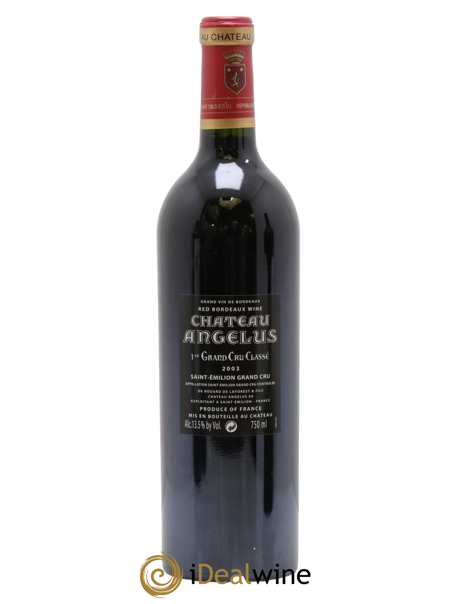 Château Angélus 1er Grand Cru Classé A 2003 - Lot of 1 bottle - 1