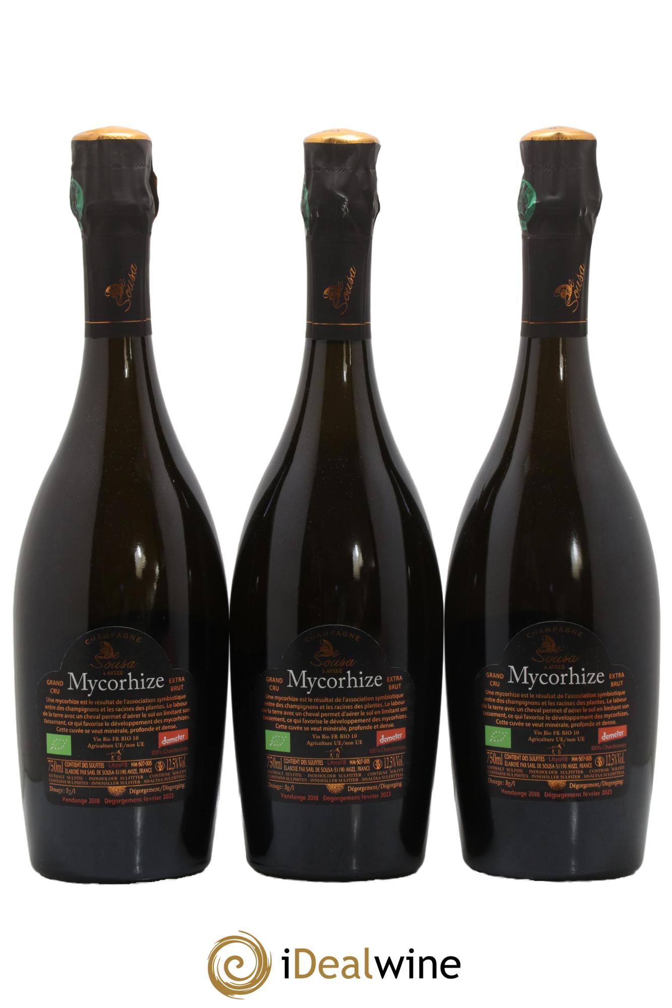 Champagne Mycorhize Maison De Sousa - Lot de 3 bouteilles - 1