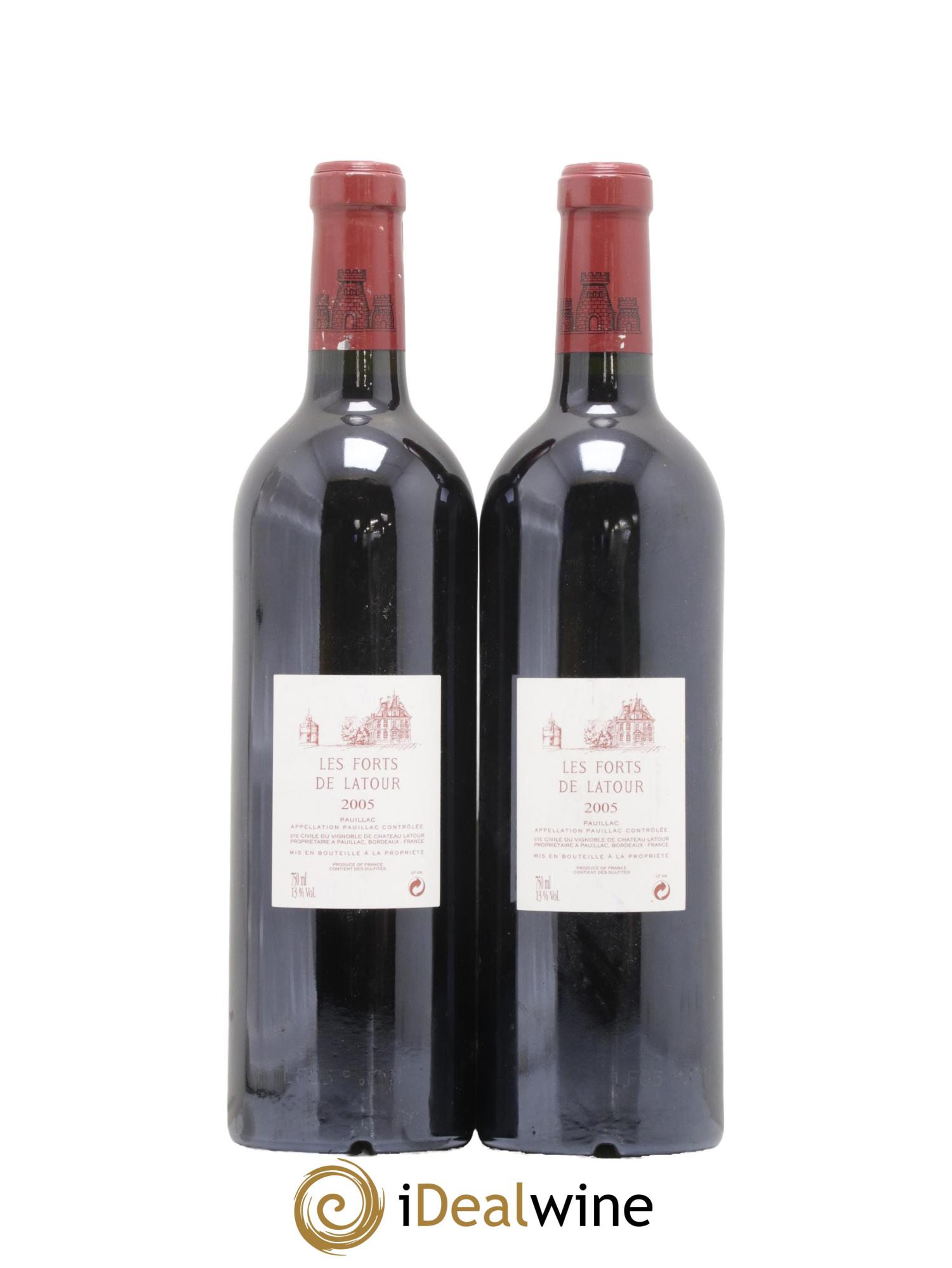Les Forts de Latour Second Vin 2005 - Lot of 2 bottles - 1