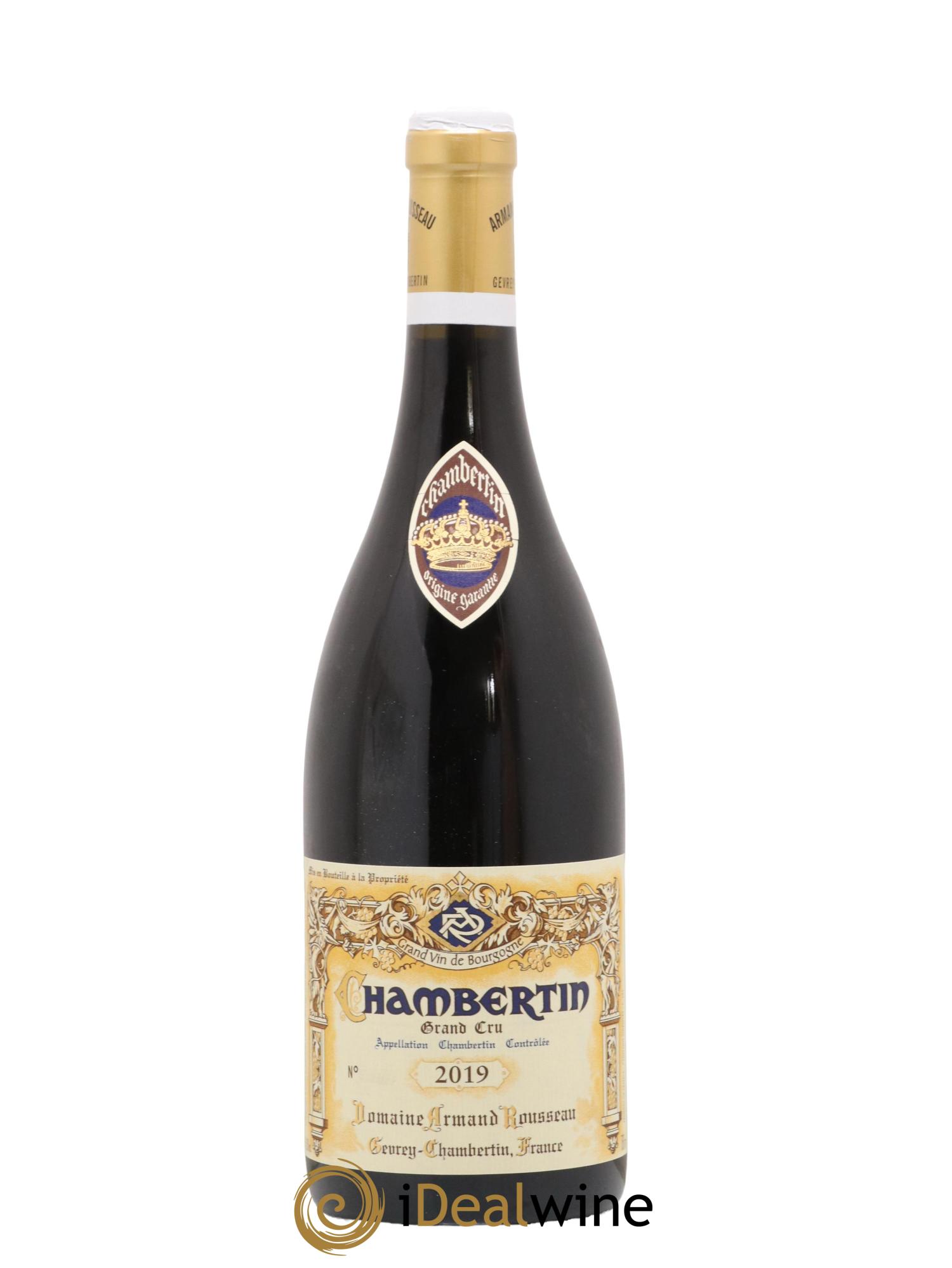 Chambertin Grand Cru Armand Rousseau (Domaine) 2019 - Lot de 1 bouteille - 0
