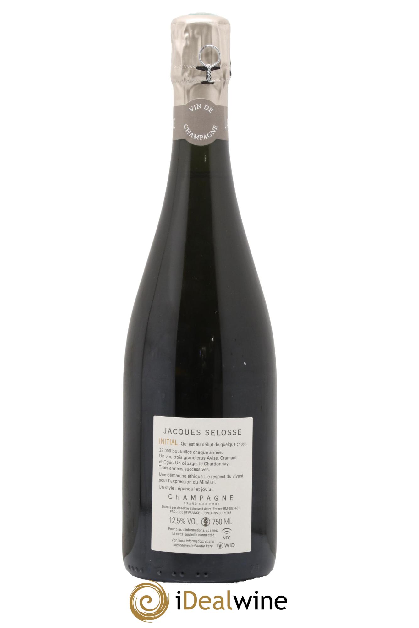 Initial Brut Jacques Selosse - Lot de 1 bouteille - 1
