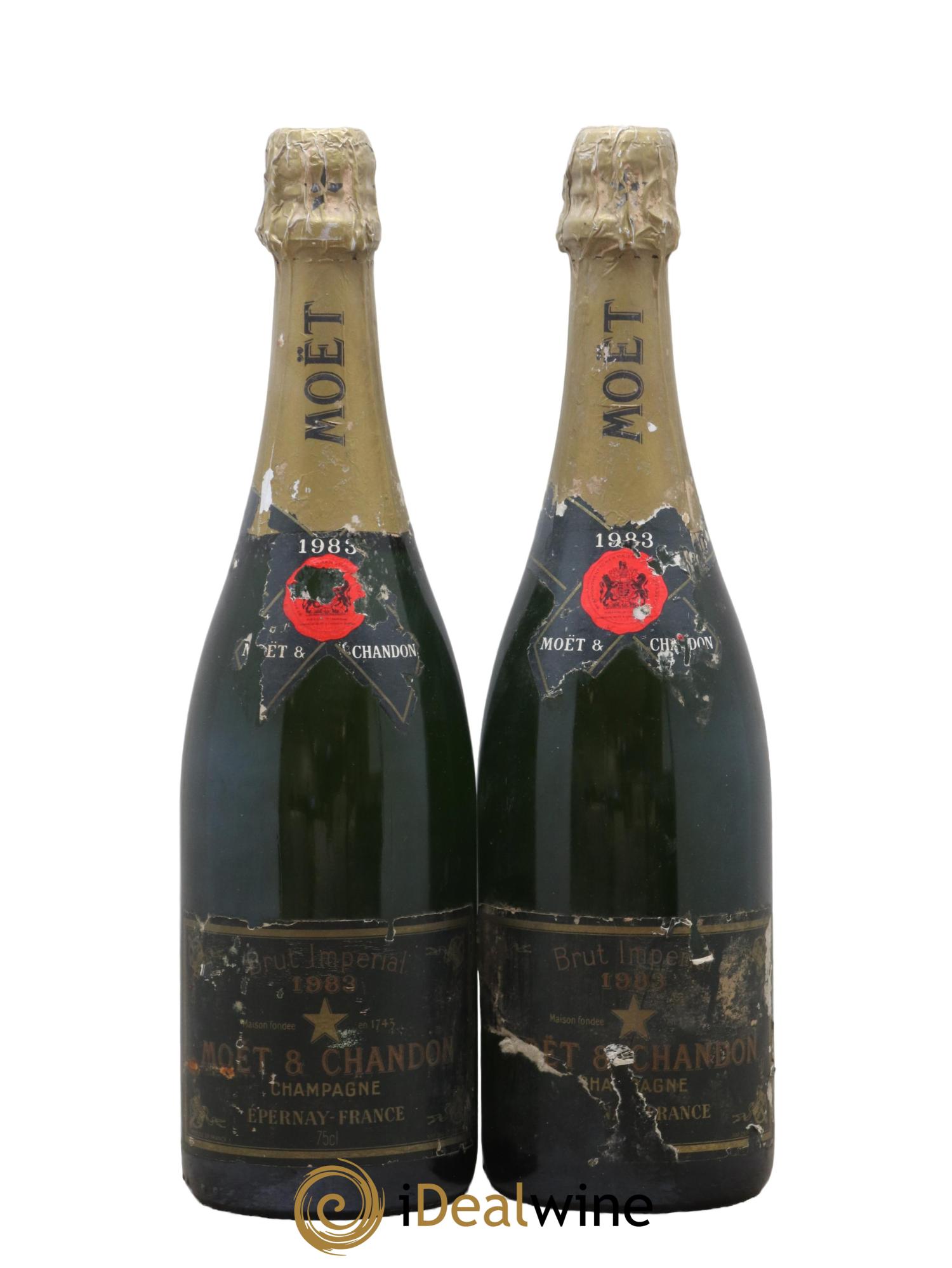 Impérial Brut Moët et Chandon 1983 - Lot de 2 bouteilles - 0