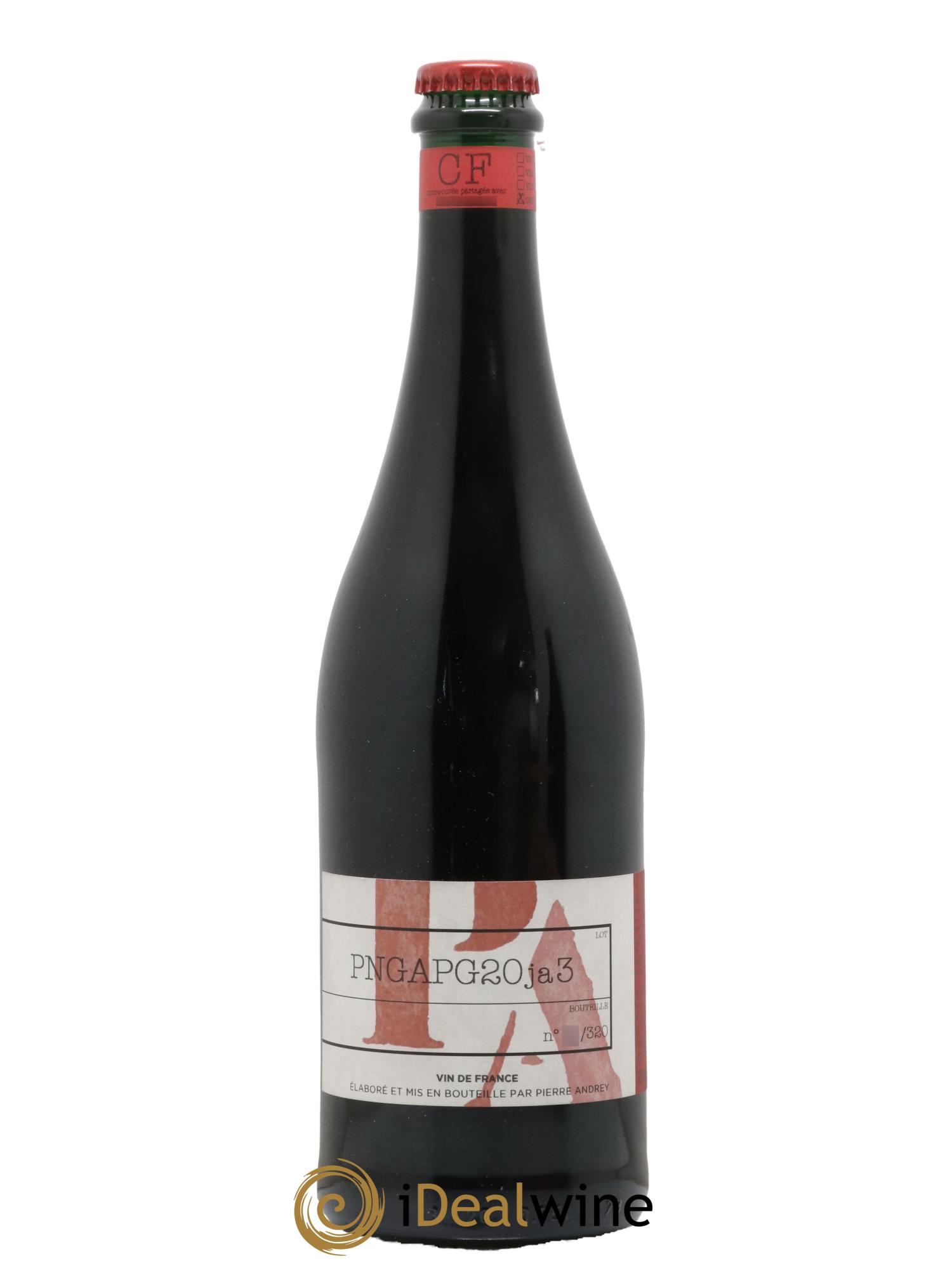 Vin de France Familiae Pinot Noir Gamay Pinot Gris Pierre Andrey 2020 - Lot de 1 bouteille - 0