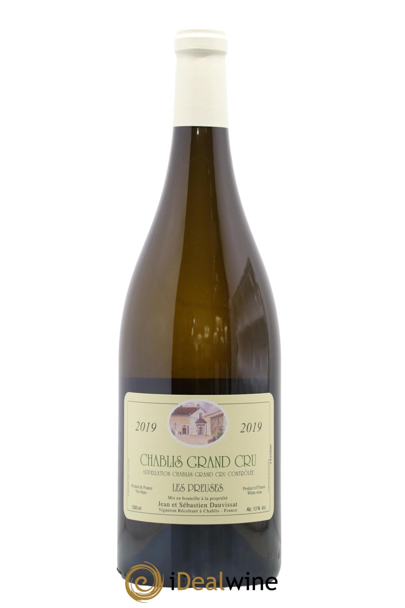 Chablis Grand Cru Les Preuses Jean & Sébastien Dauvissat 2019 - Posten von 1 Magnum - 0