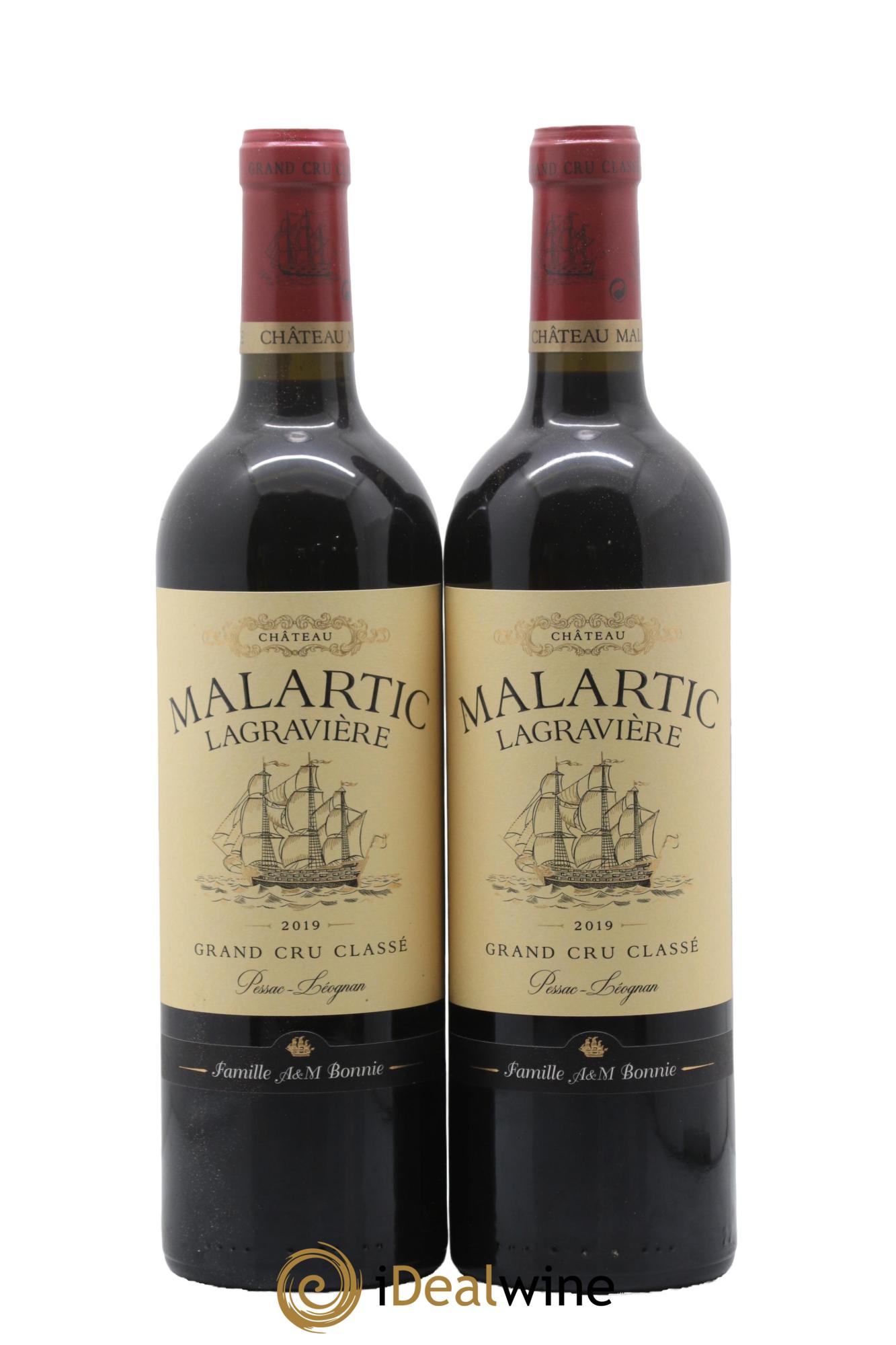 Château Malartic-Lagravière Cru Classé de Graves 2019 - Lot de 2 bouteilles - 0