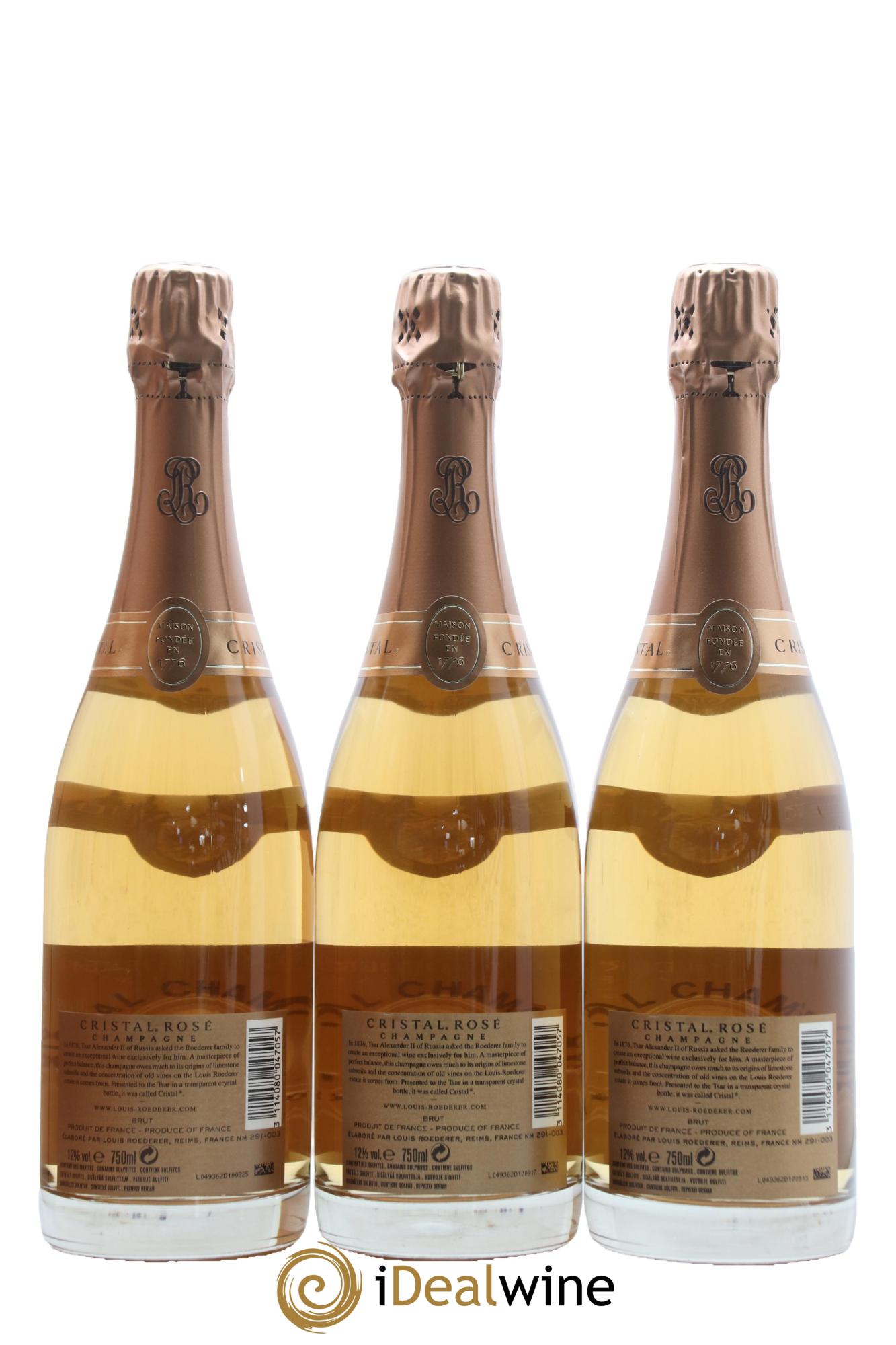 Cristal Louis Roederer 2012 - Lot de 3 bouteilles - 2