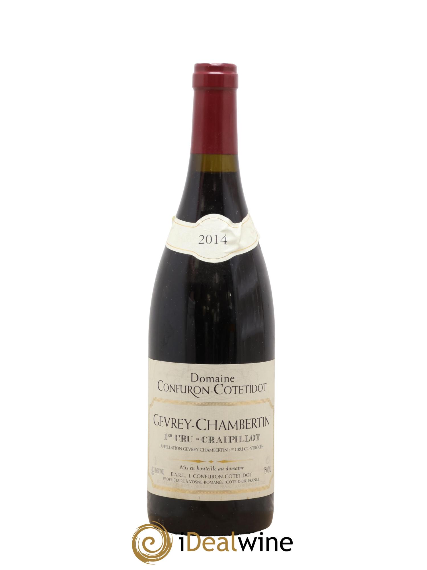 Gevrey-Chambertin 1er Cru Craipillot Confuron-Cotetidot 2014 - Lot de 1 bouteille - 0
