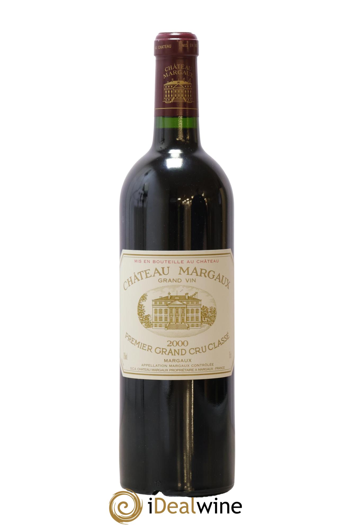 Château Margaux 1er Grand Cru Classé 2000 - Lot de 1 bouteille - 0