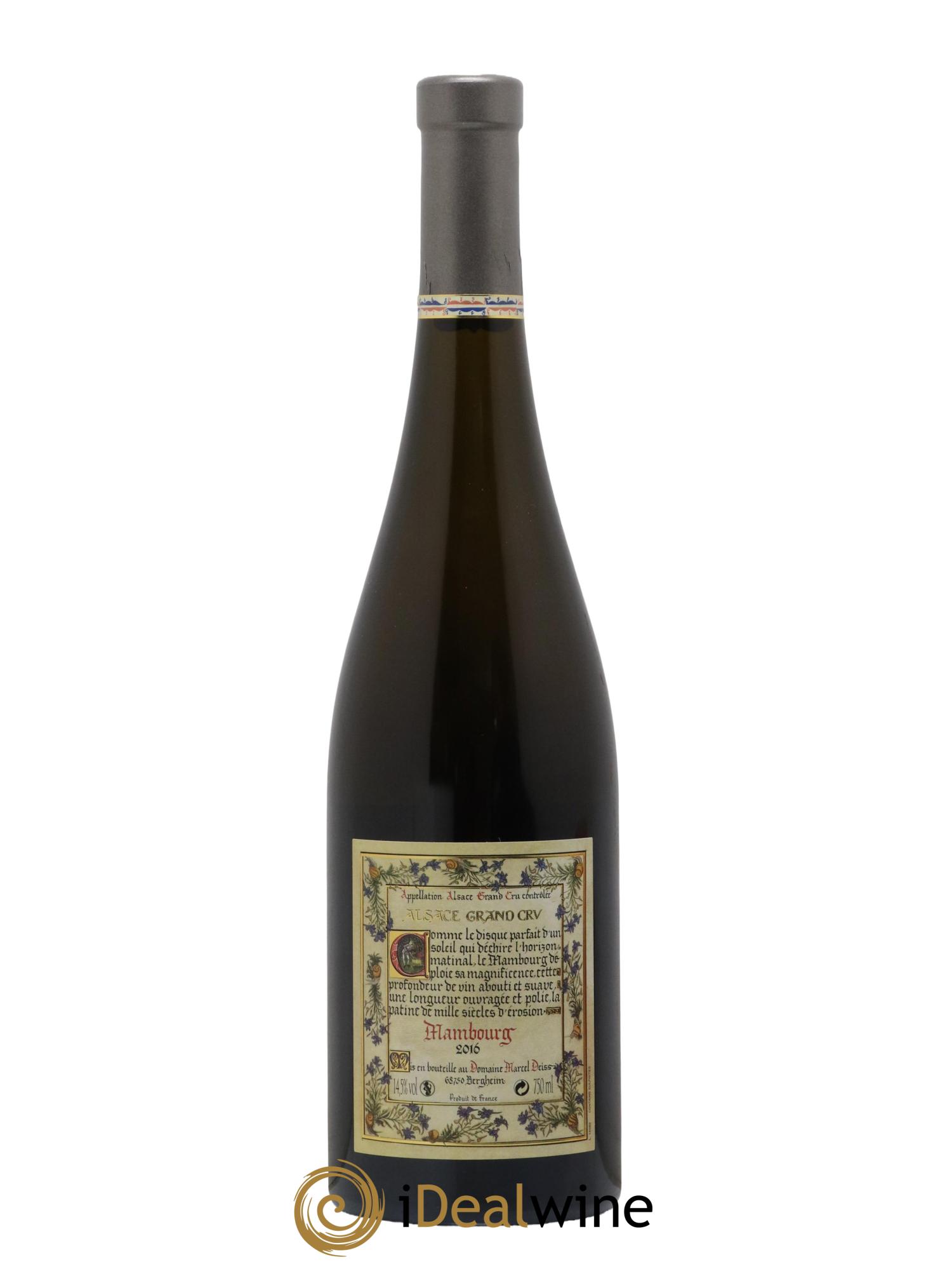 Alsace Grand Cru Mambourg Marcel Deiss (Domaine) 2016 - Lotto di 1 bottiglia - 1
