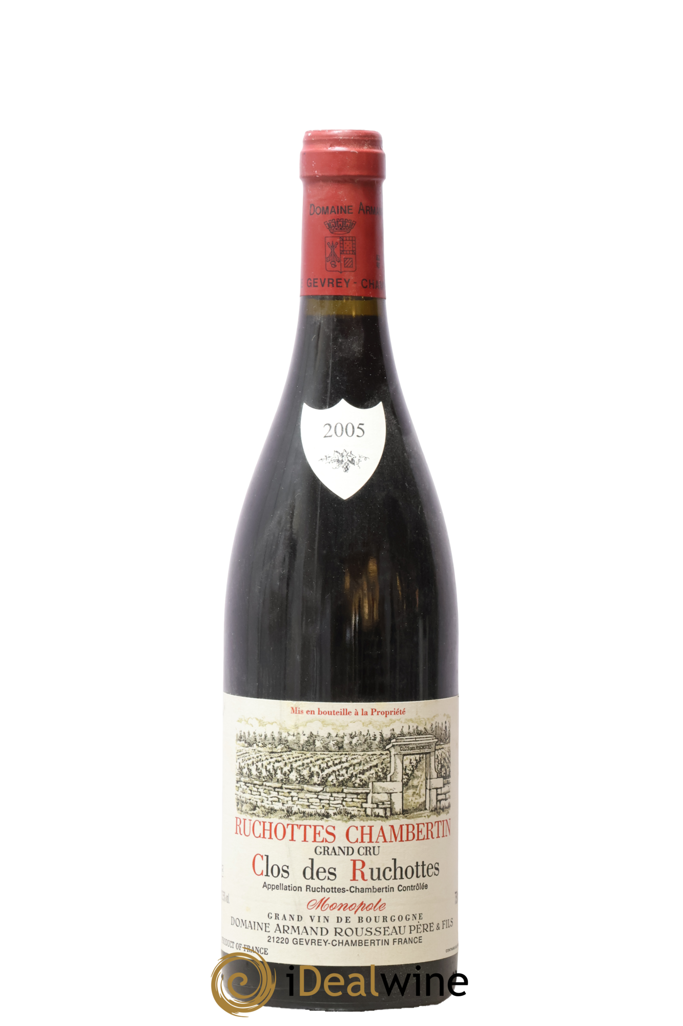 Ruchottes-Chambertin Grand Cru Clos des Ruchottes Armand Rousseau (Domaine) 2005 - Posten von 1 Flasche - 0