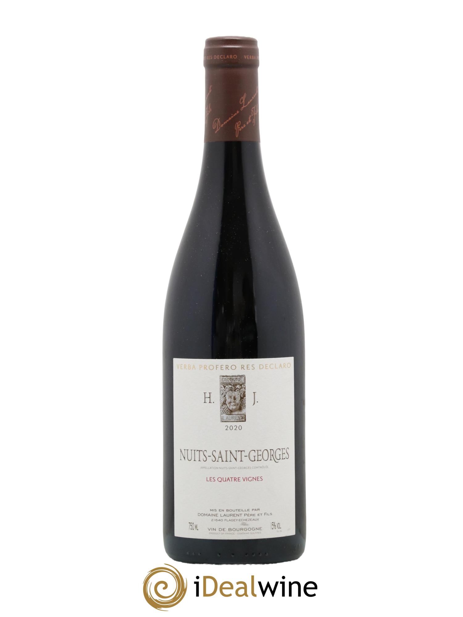 Nuits-Saint-Georges Les 4 vignes Dominique Laurent 2020 - Lot de 1 bouteille - 0