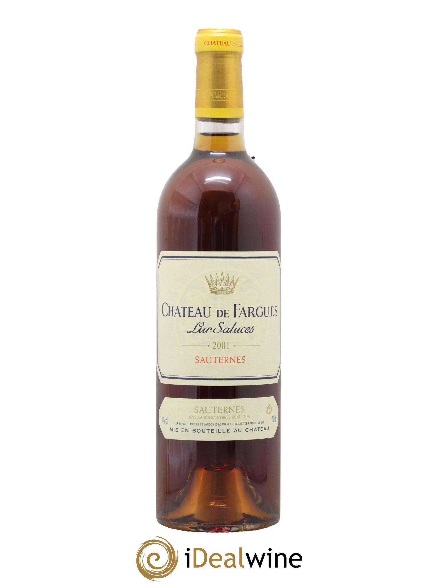 Château de Fargues 2001 - Posten von 1 Flasche - 0