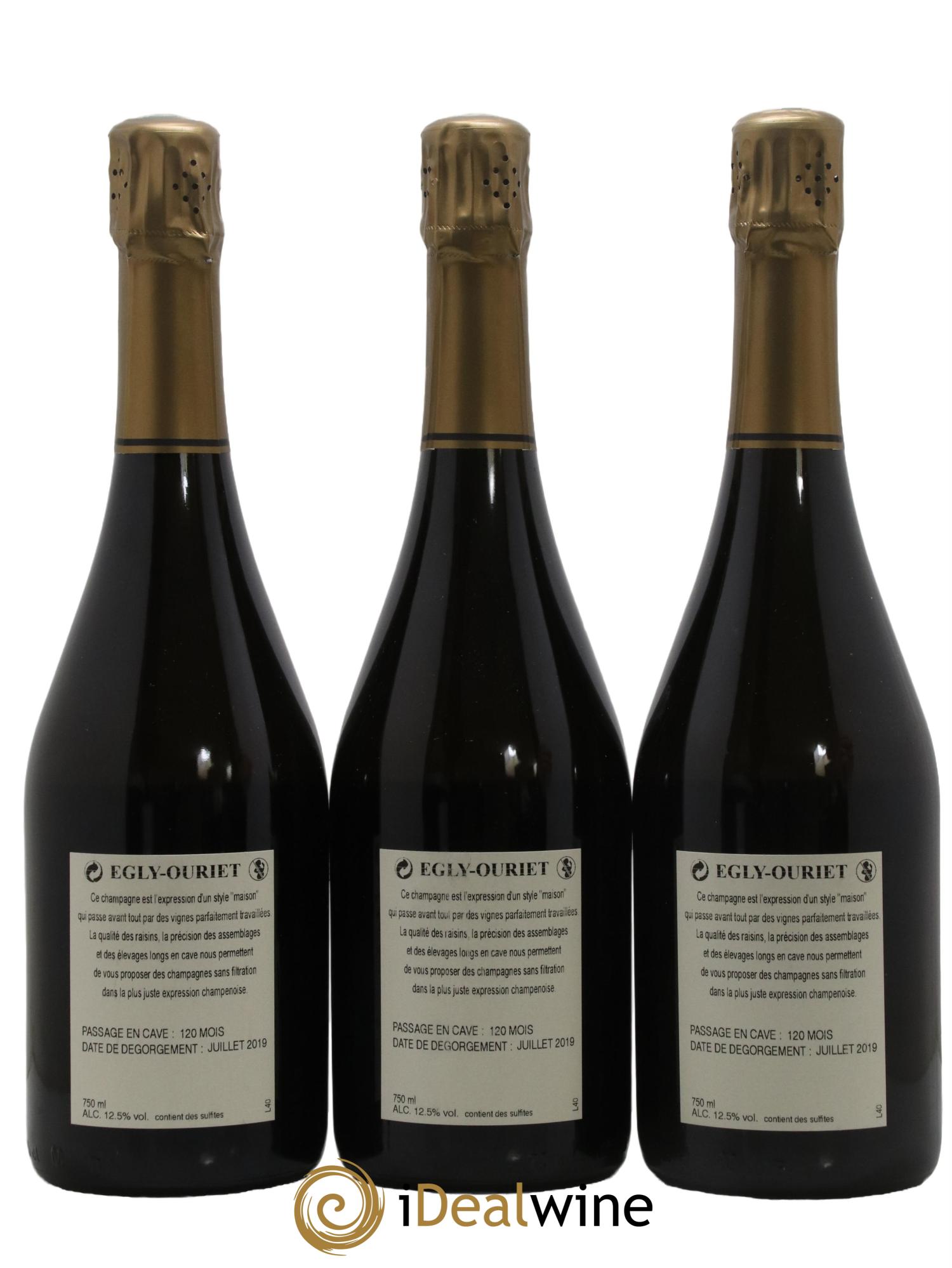 Ambonnay Vieilles Vignes Brut Millésimé Egly-Ouriet 2008 - Lotto di 3 bottiglie - 1