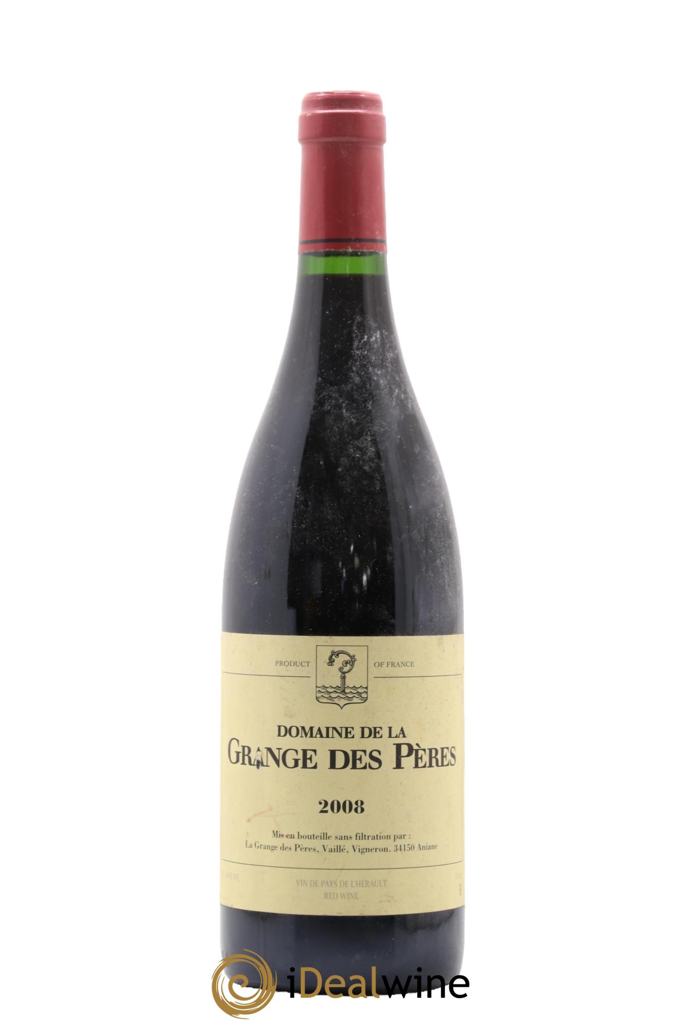 Pays d'Hérault Grange des Pères Laurent Vaillé 2008 - Lot de 1 bouteille - 0