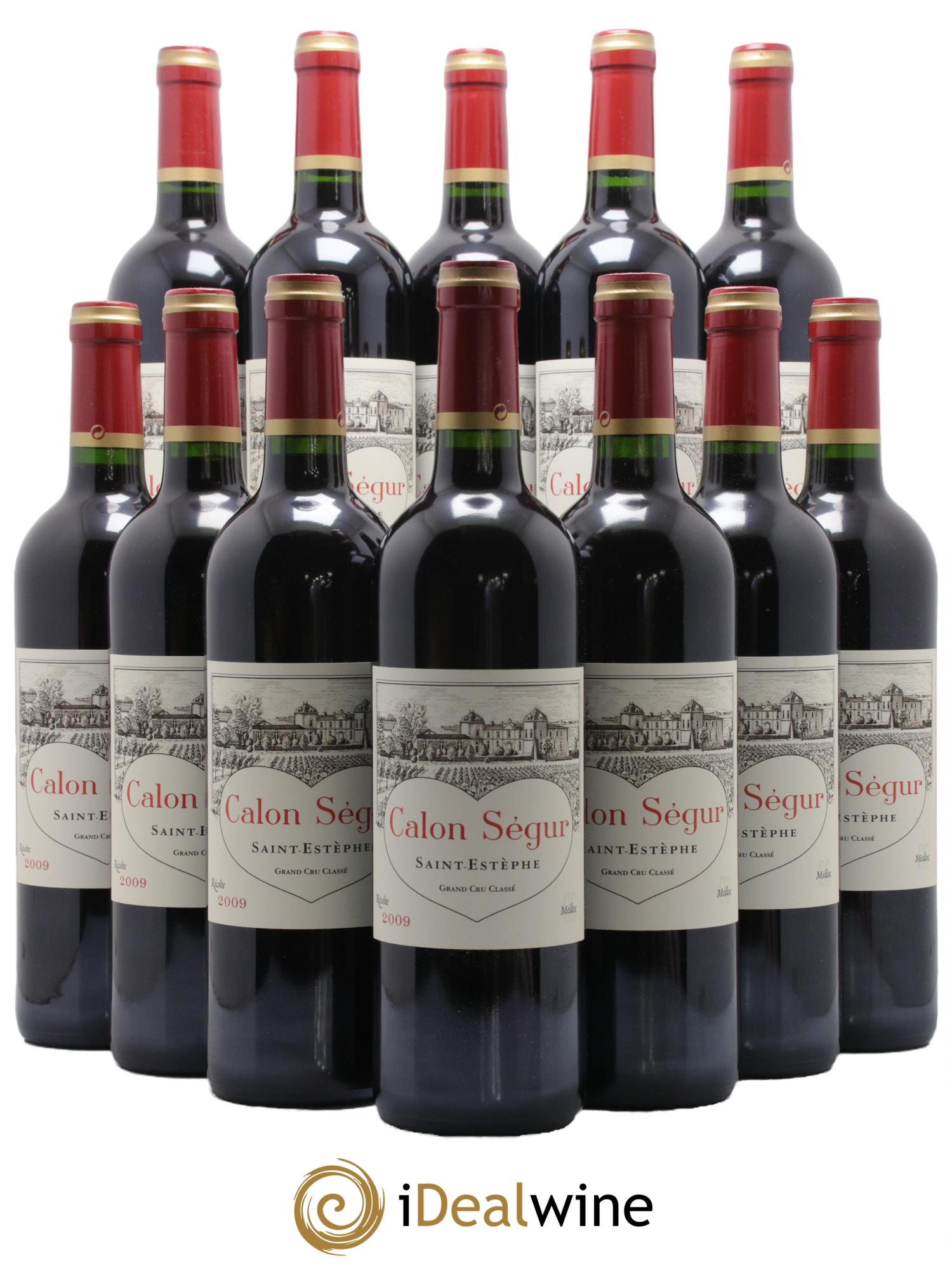 Château Calon Ségur 3ème Grand Cru Classé 2009 - Lot de 12 bouteilles - 0